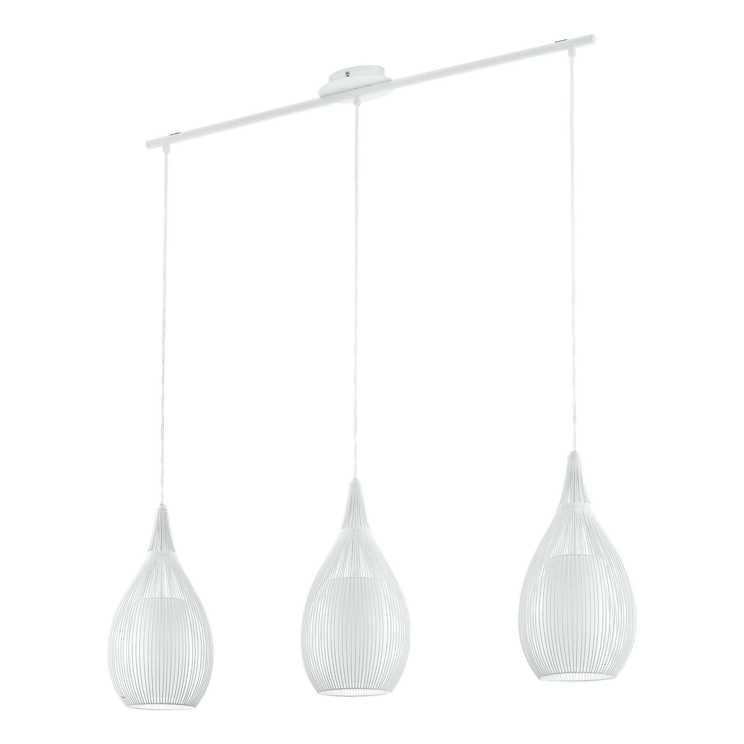 Suspension métal blanc RAZONI E27 3X60W