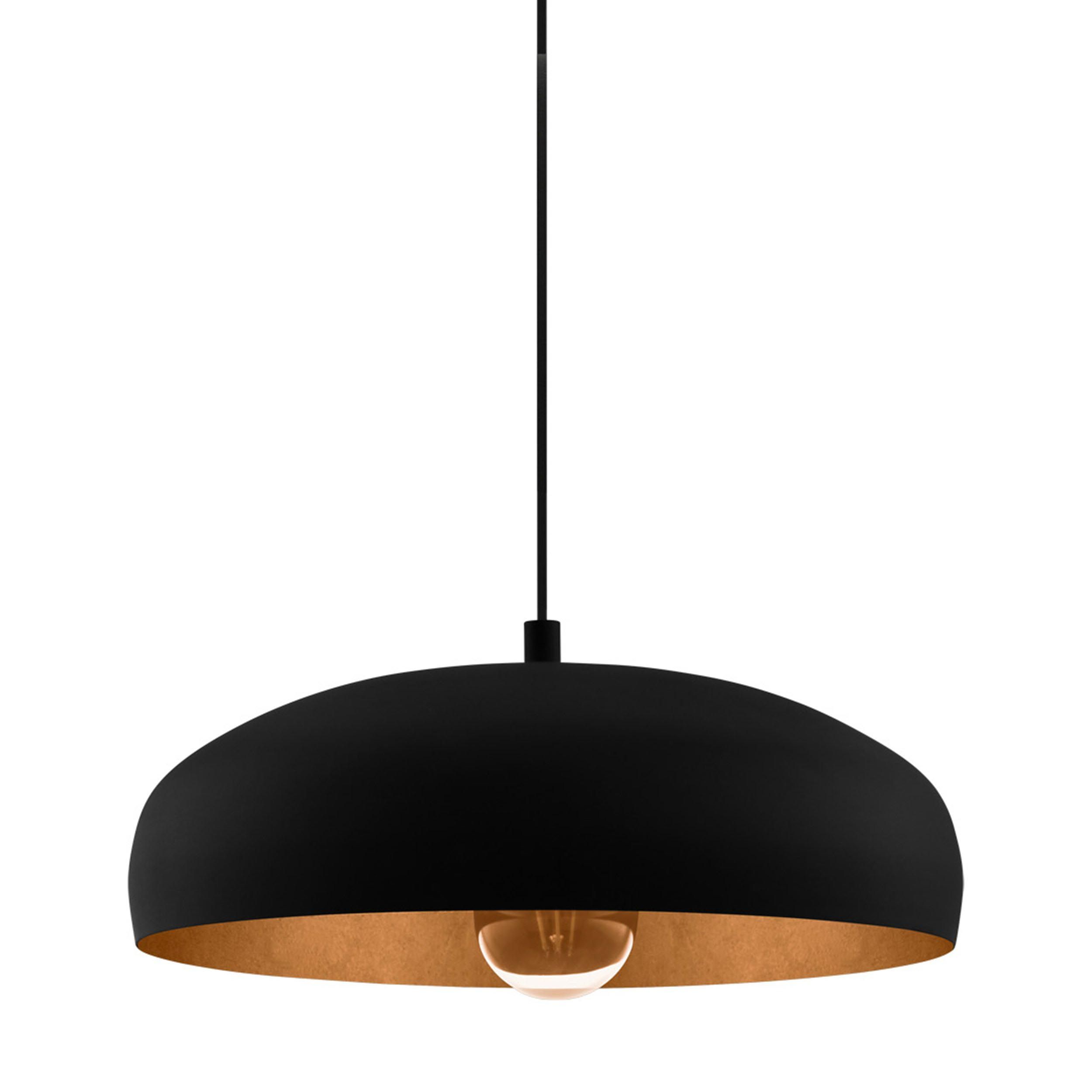 Suspension métal noir MOGANO 1 E27 1X60W