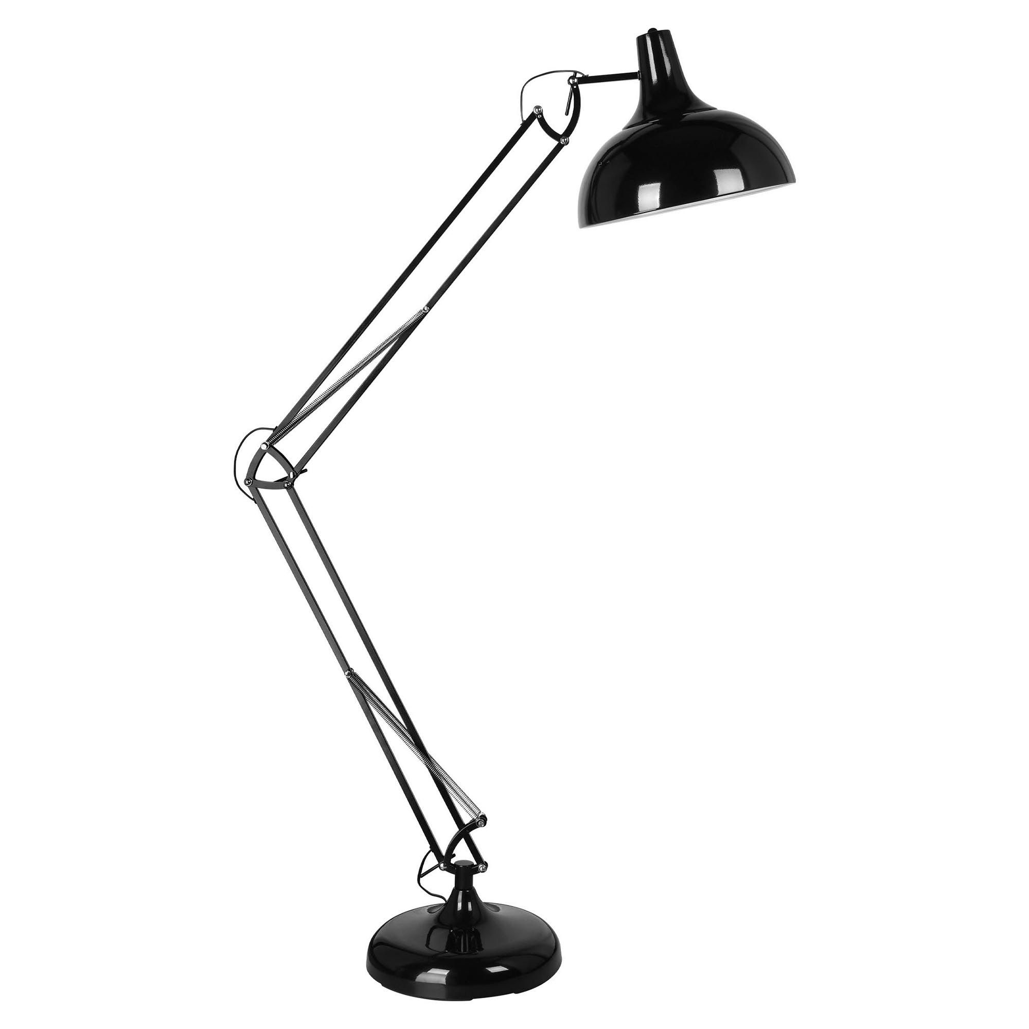 Lampe de bureau métal noir BORGILLIO E27 1X60W