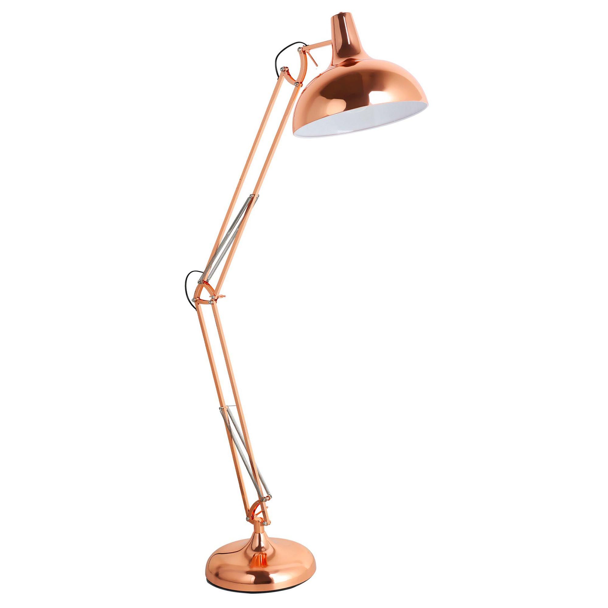 Lampe de bureau métal cuivre BORGILLIO E27 1X60W