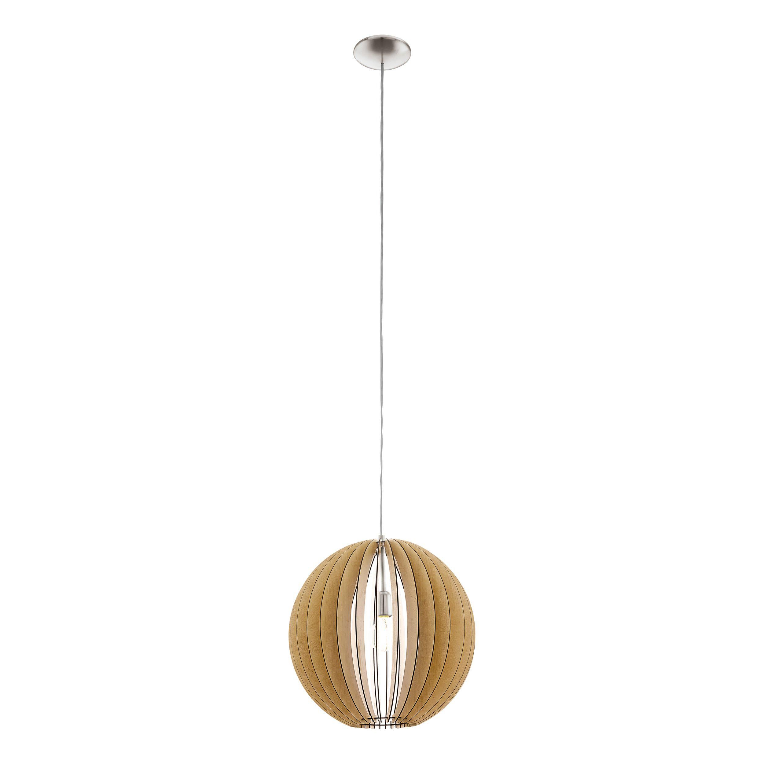 Suspension bois naturel COSSANO D50CM E27 1X60W