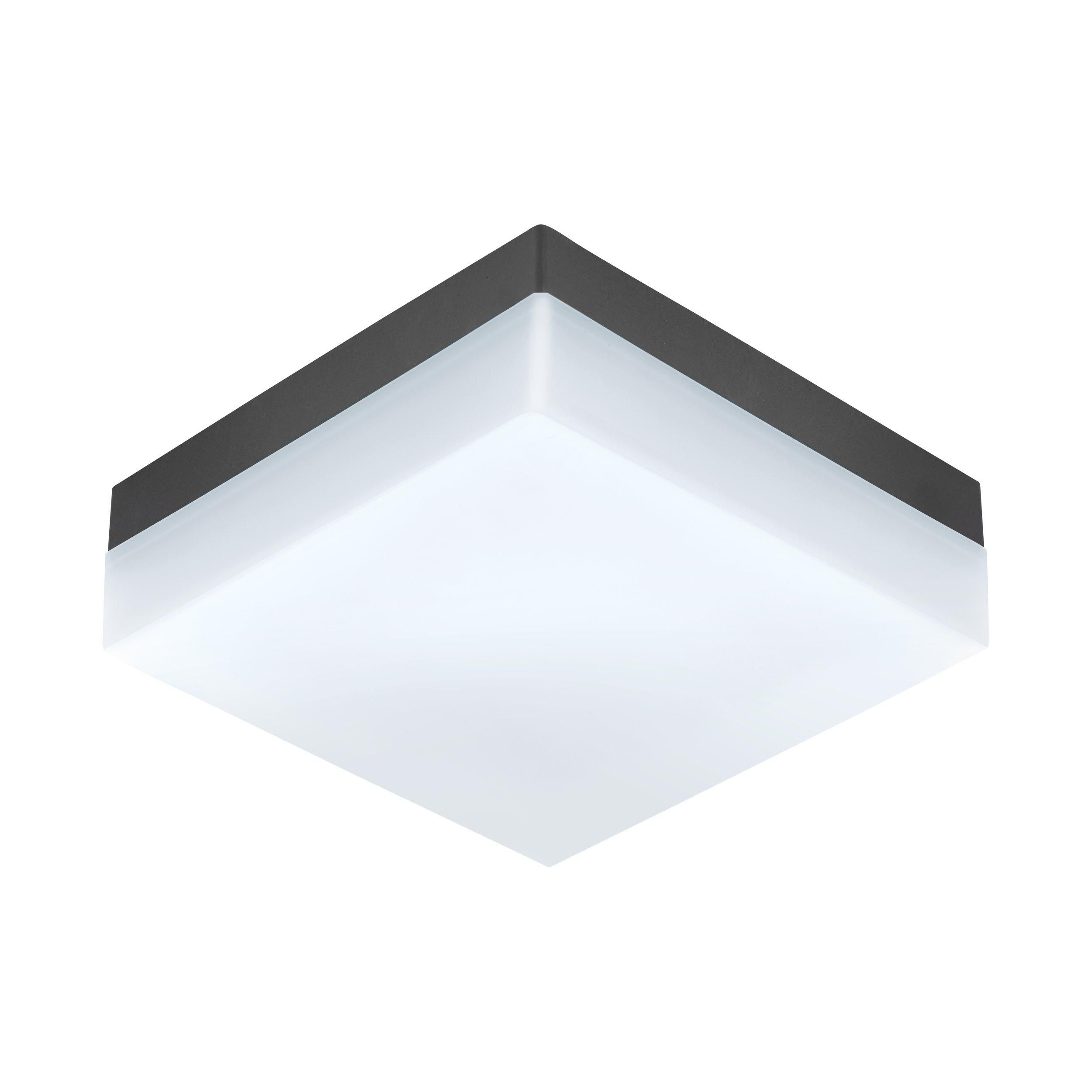 Applique extérieure plastique anthracite SONELLA LED INT 3X8,2W