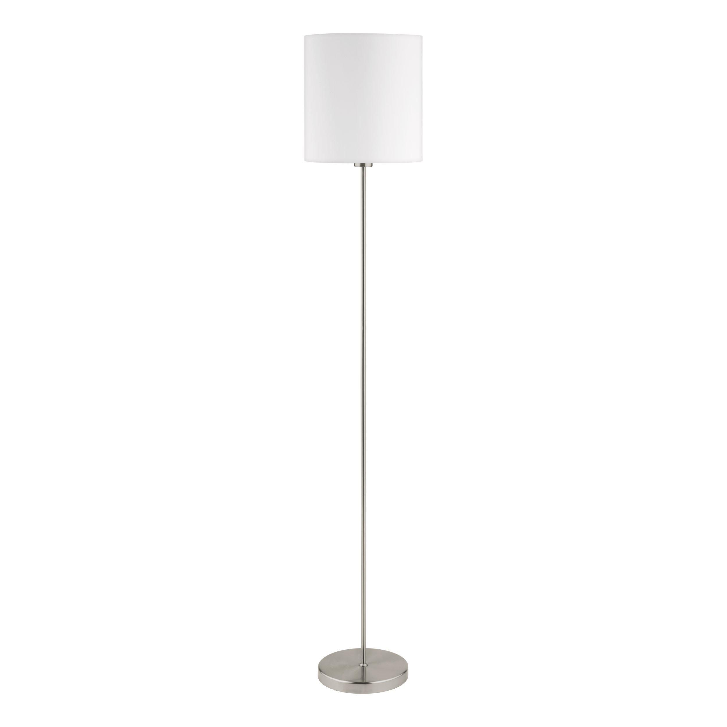 Lampadaire tissu blanc PASTERI E27 1X60W