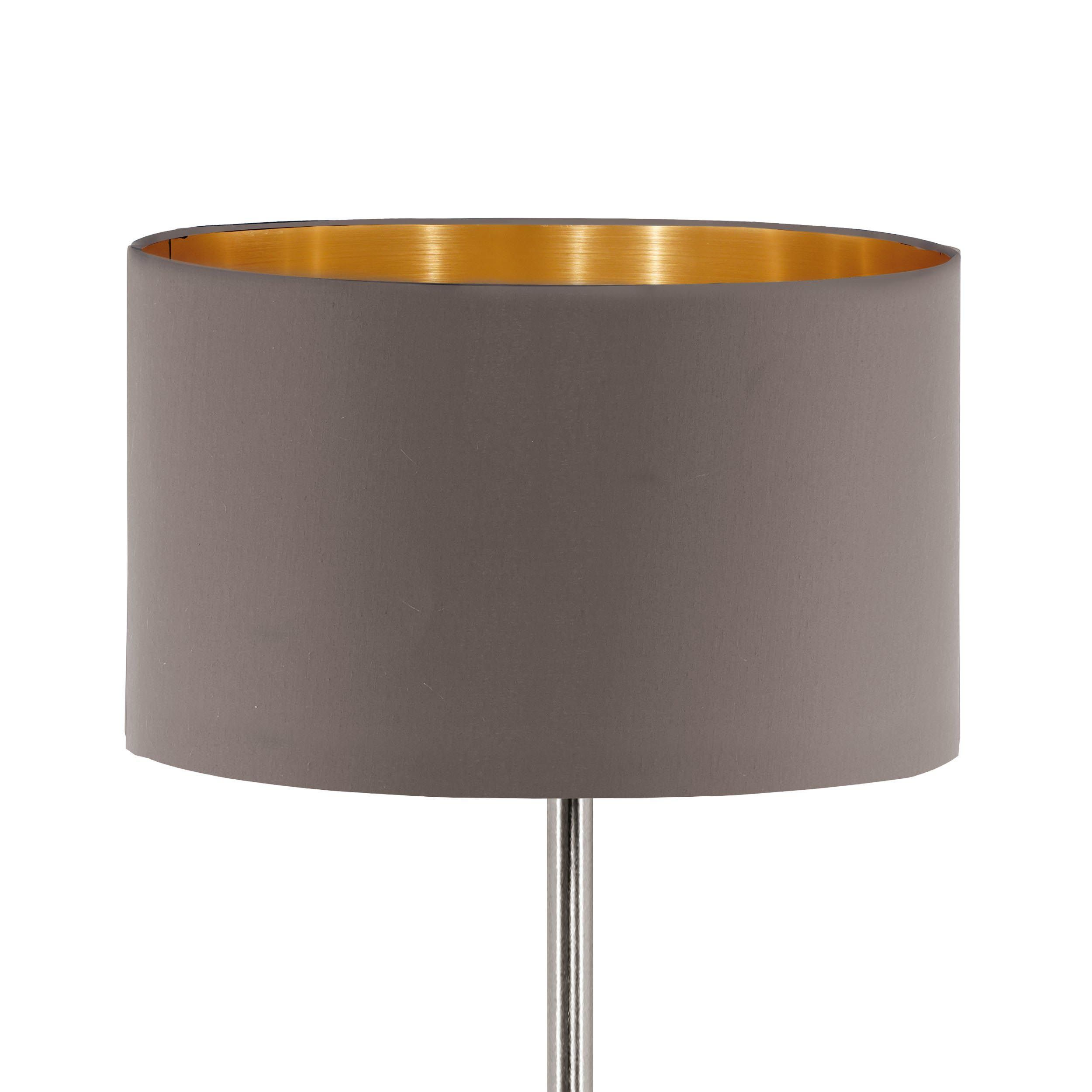 Lampadaire tissu marron MASERLO E27 1X60W