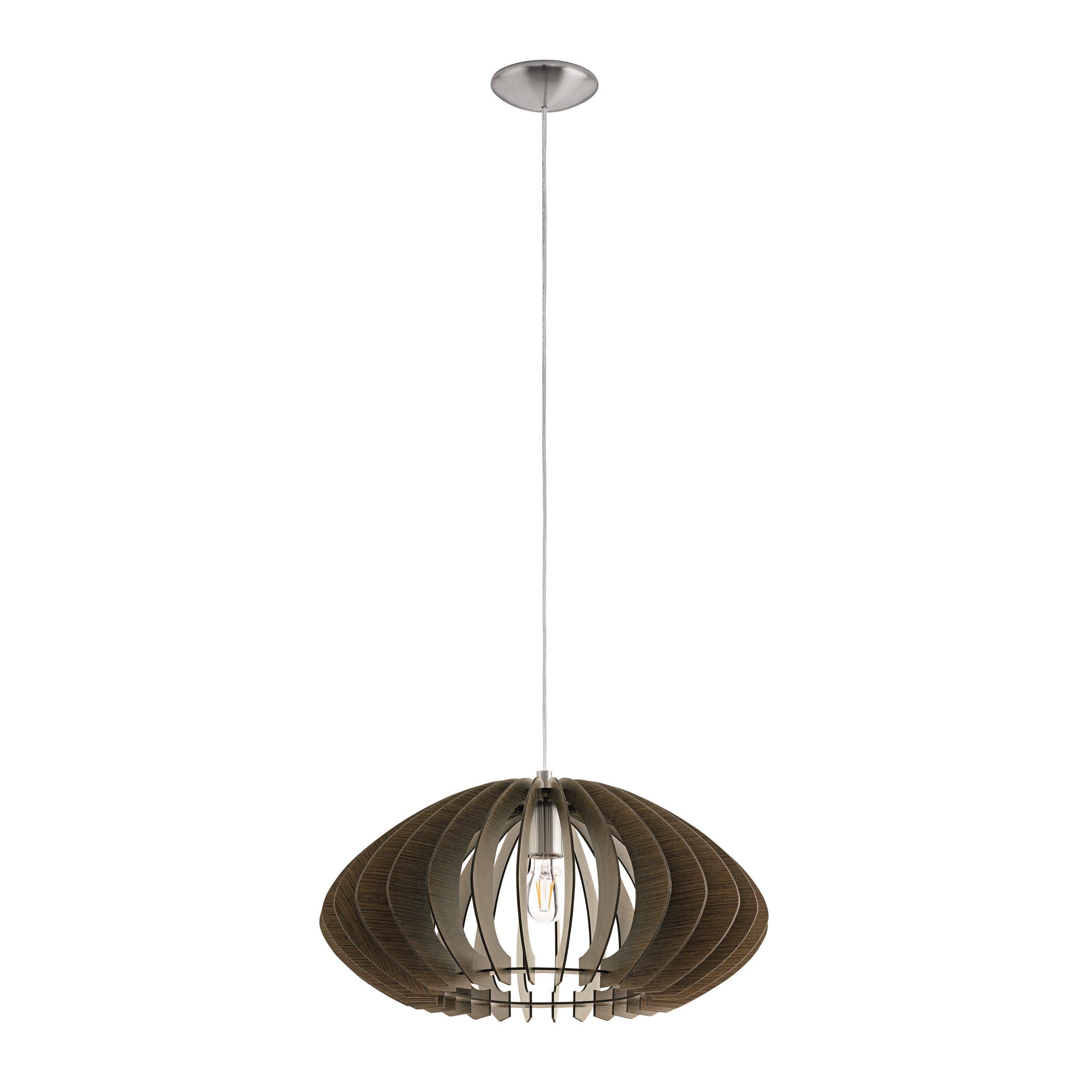 Suspension bois marron COSSANO 2 D50CM E27 1X60W