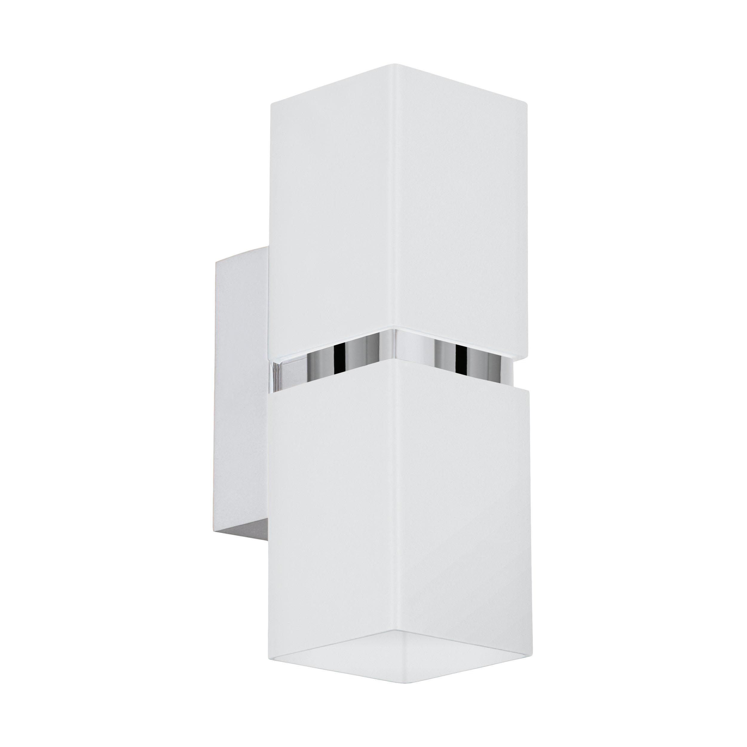 Applique murale métal blanc PASSA GU10 2X3W