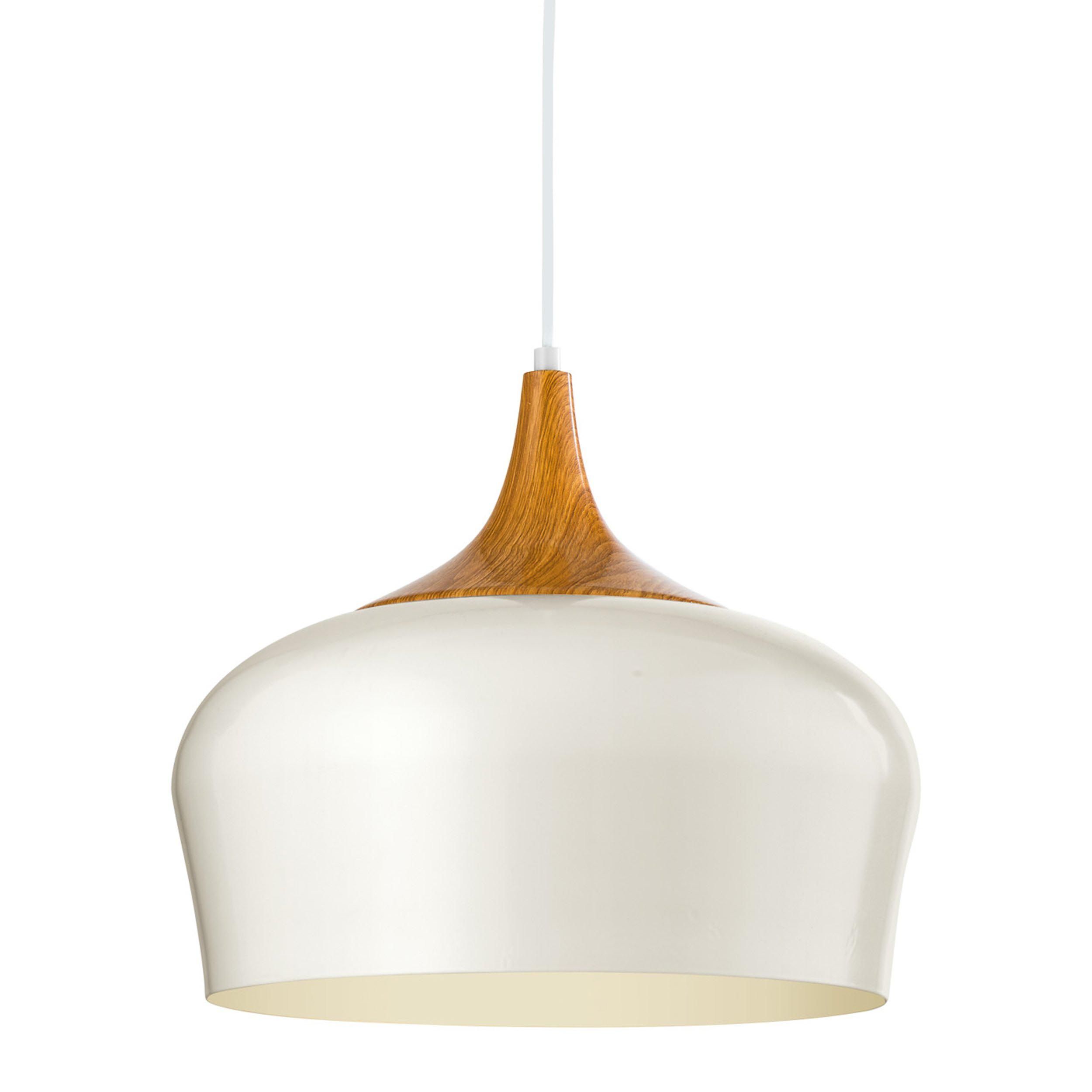 Suspension métal creme OBREGON E27 1X60W