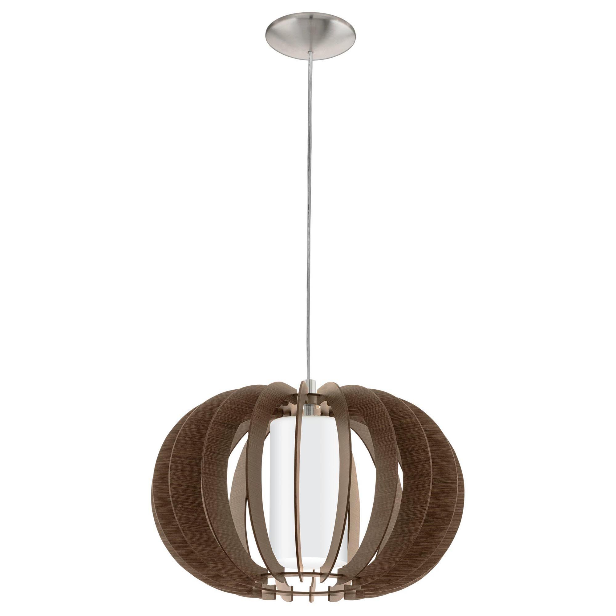 Suspension bois marron STELLATO 3 E27 1X60W