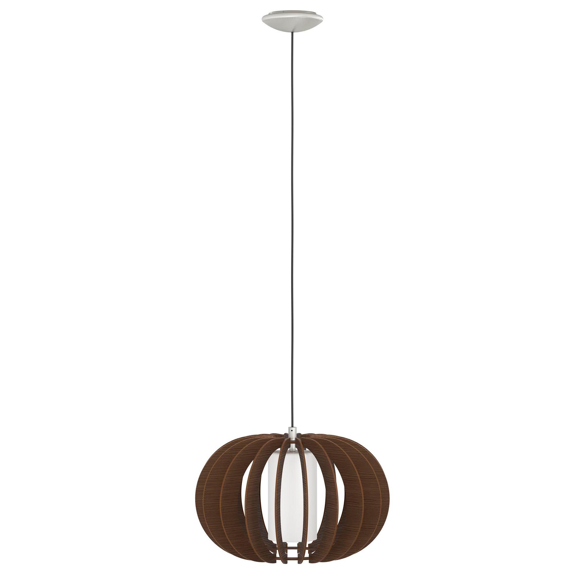 Suspension bois marron STELLATO 3 E27 1X60W