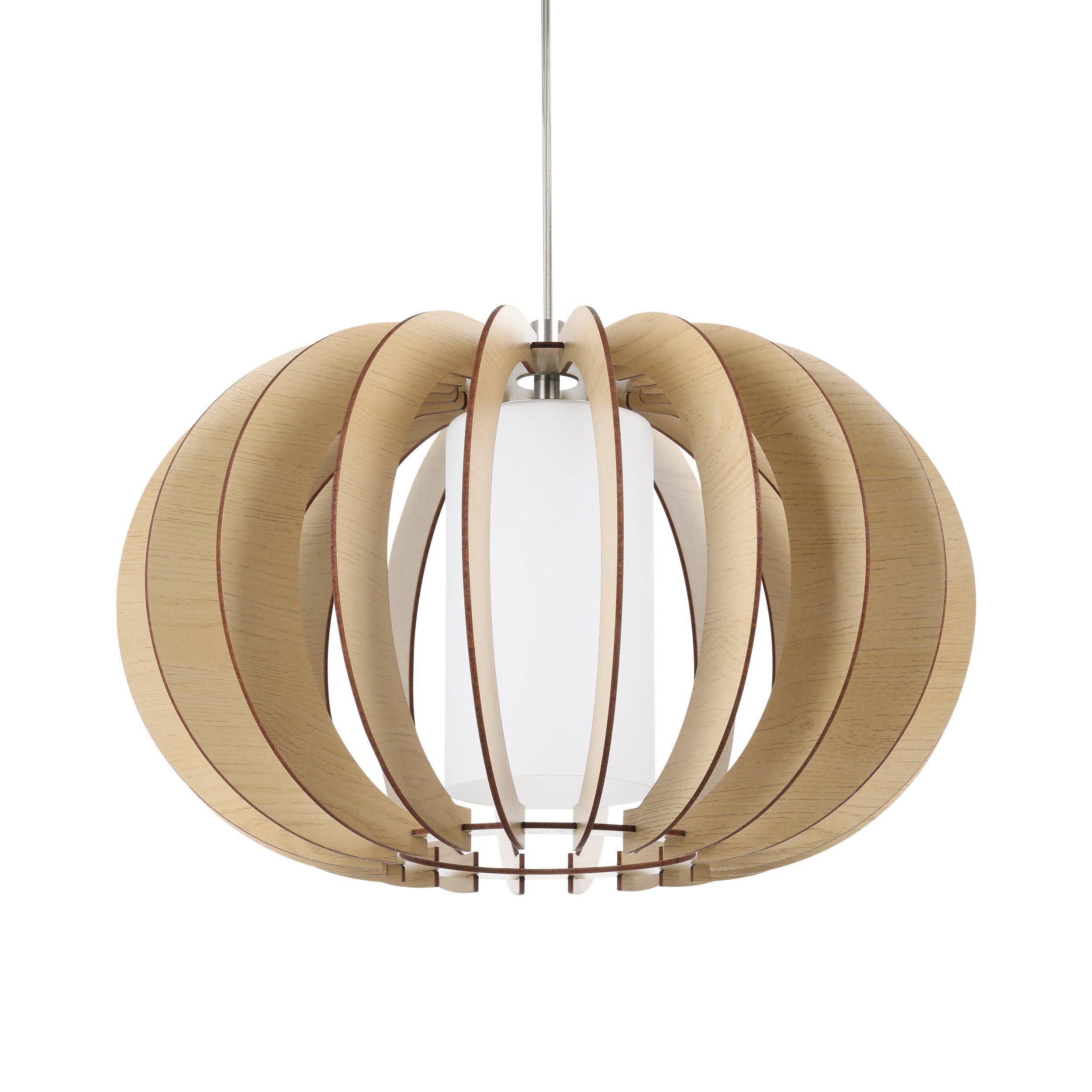 Suspension bois naturel STELLATO 1 E27 1X60W