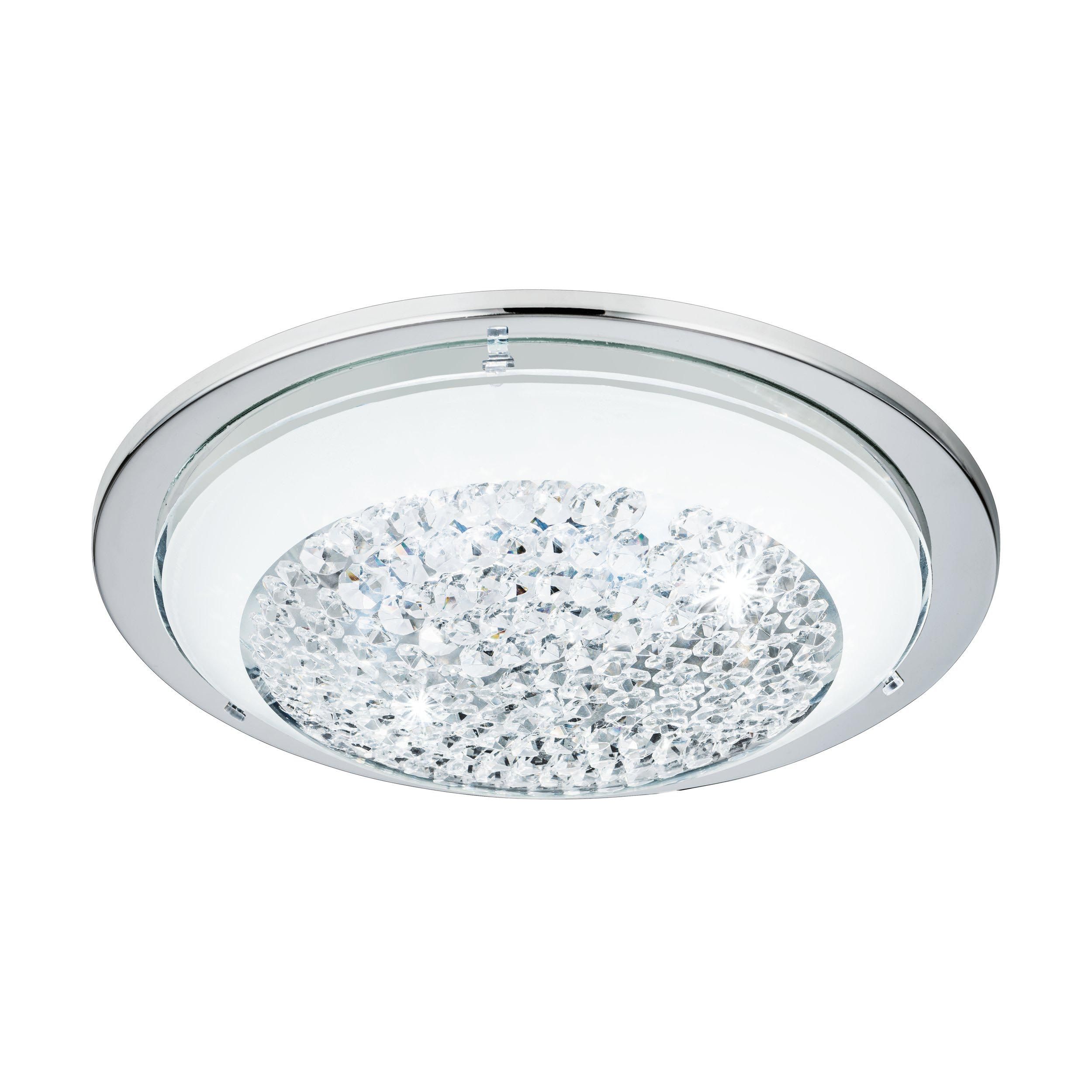 Plafonnier métal argenté ACOLLA LED INT 3X3,6W