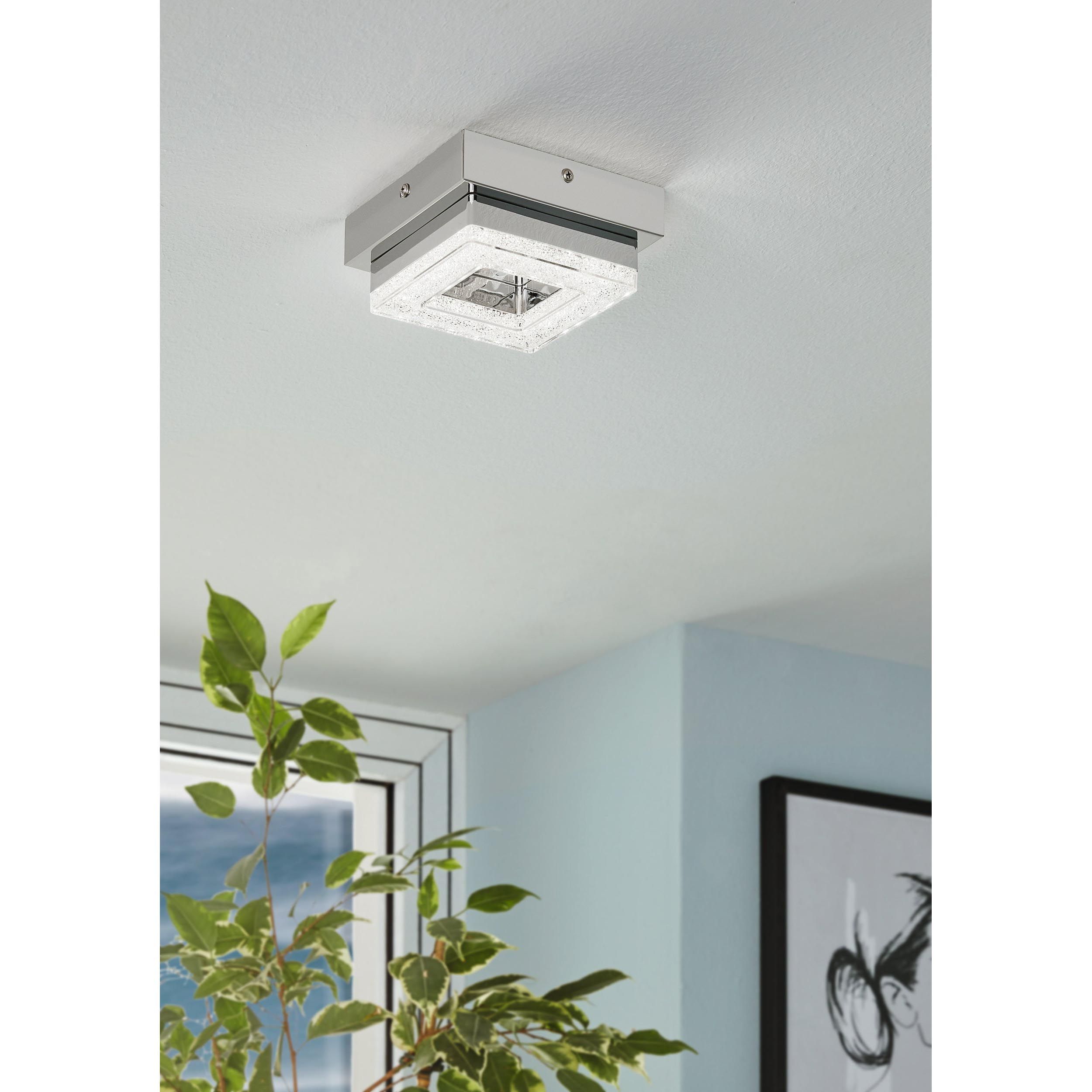 Plafonnier métal argenté FRADELO LED INT 1X3,2W