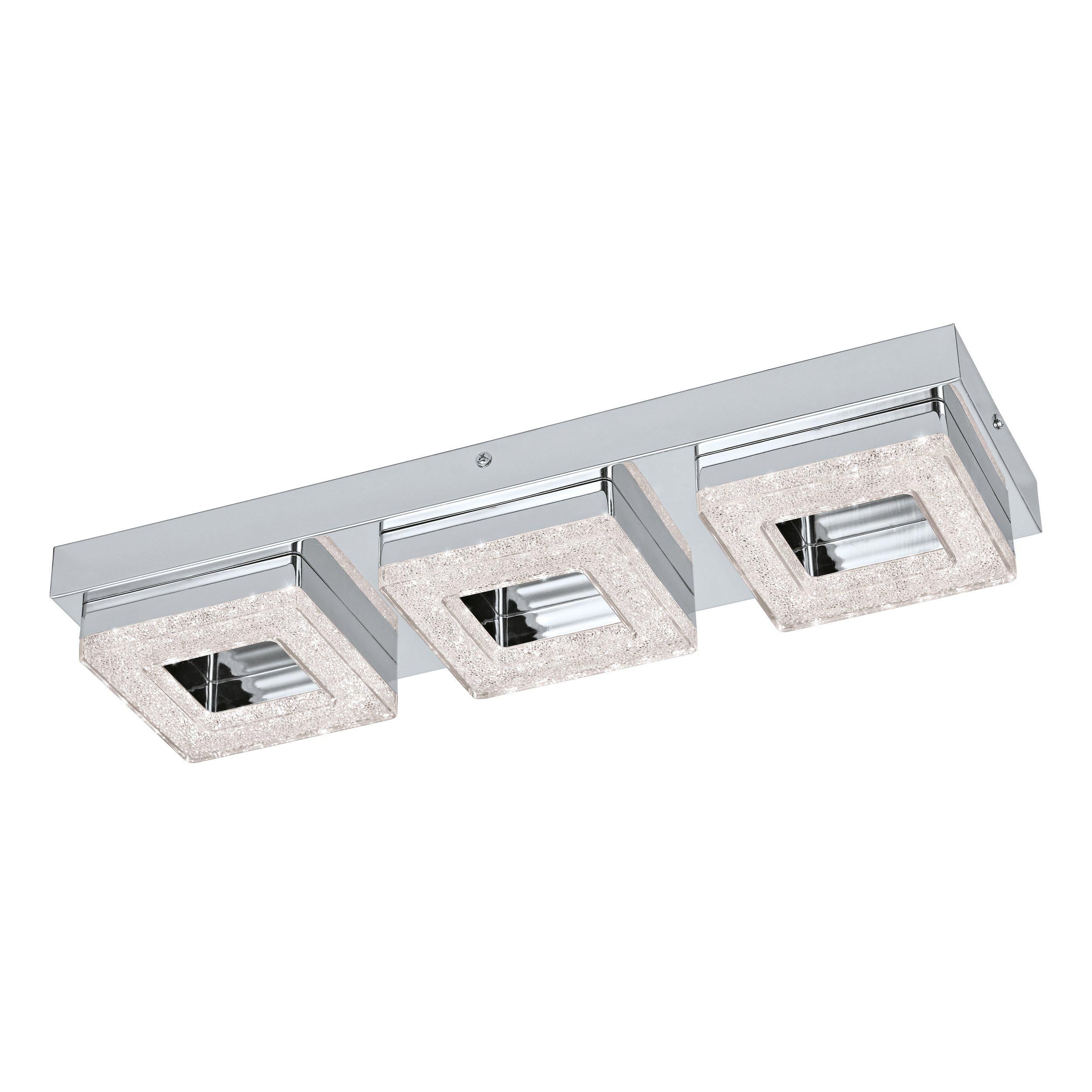 Plafonnier métal argenté FRADELO LED INT 3X3,5W