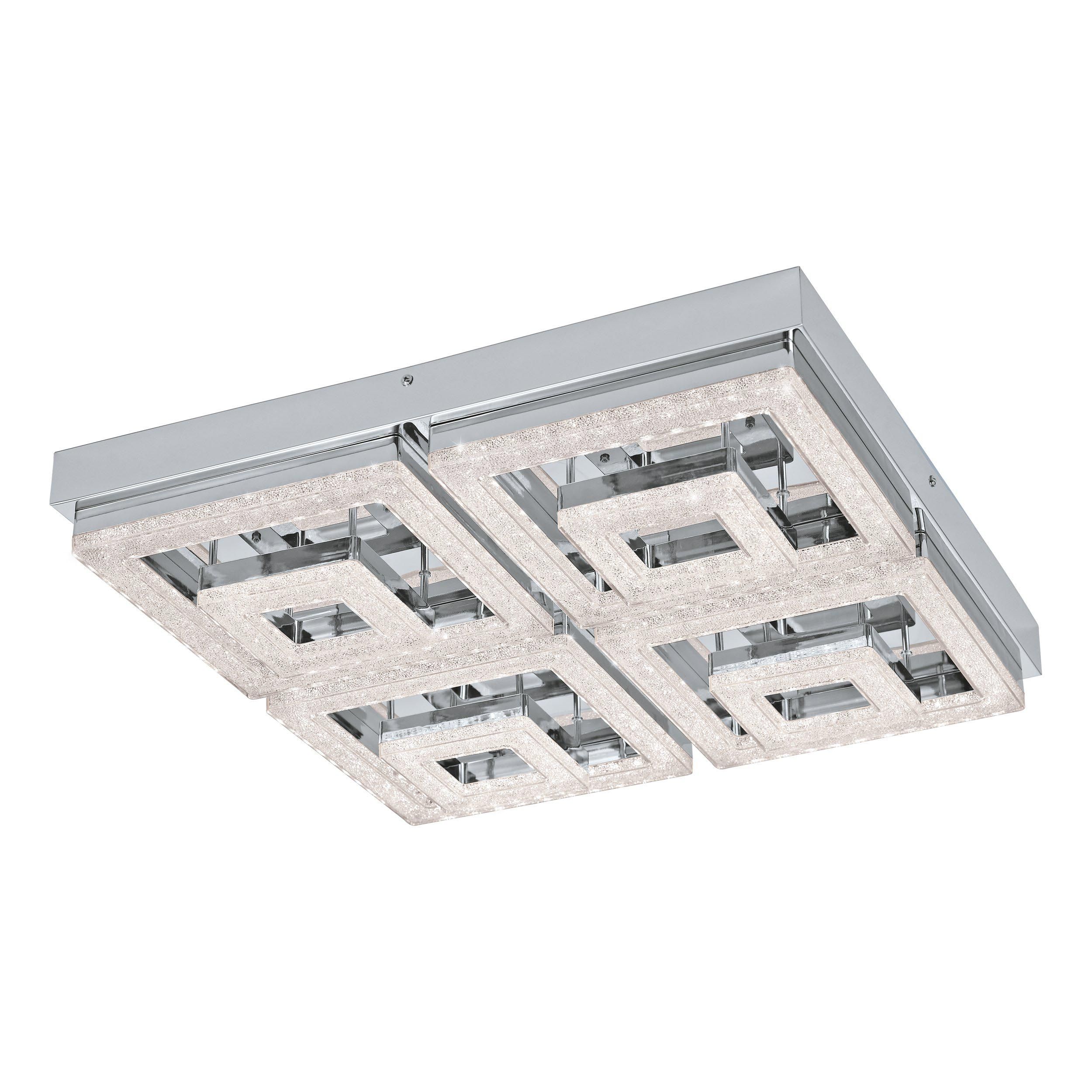 Plafonnier métal argenté FRADELO LED INT 1X46,5W