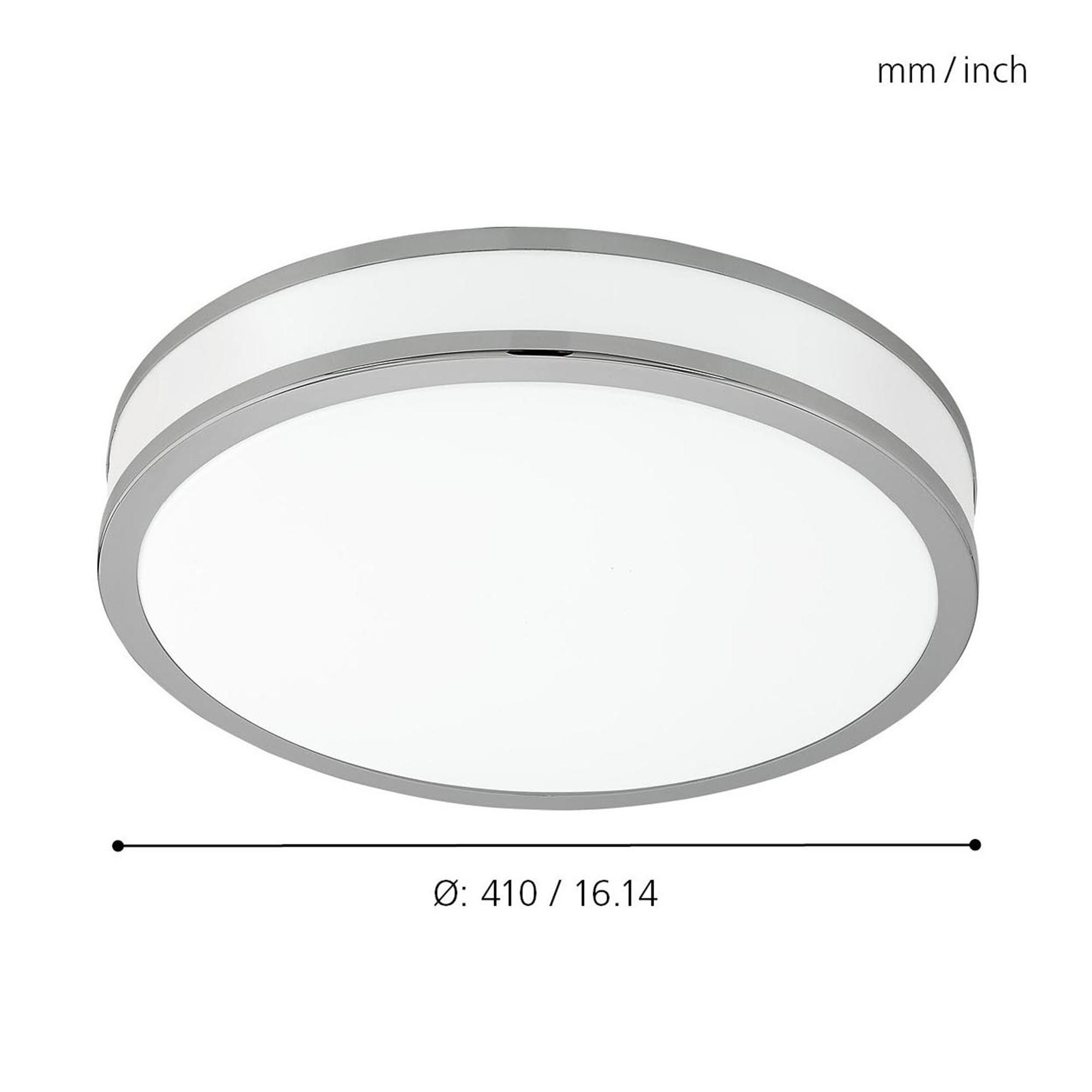 Plafonnier métal blanc PALERMO 2 LED INT 1X20W