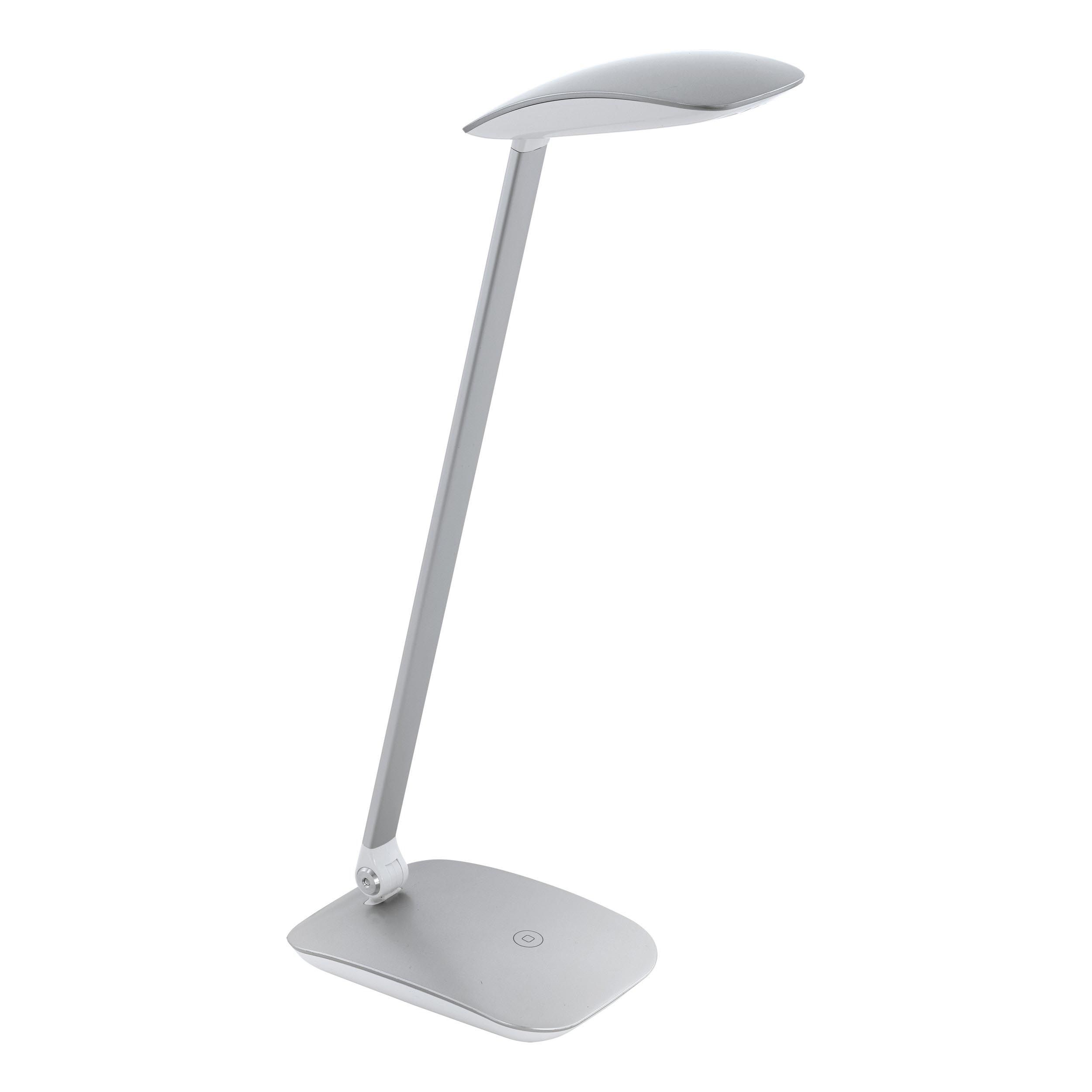 Lampe de bureau plastique argenté CAJERO LED INT 4,8W