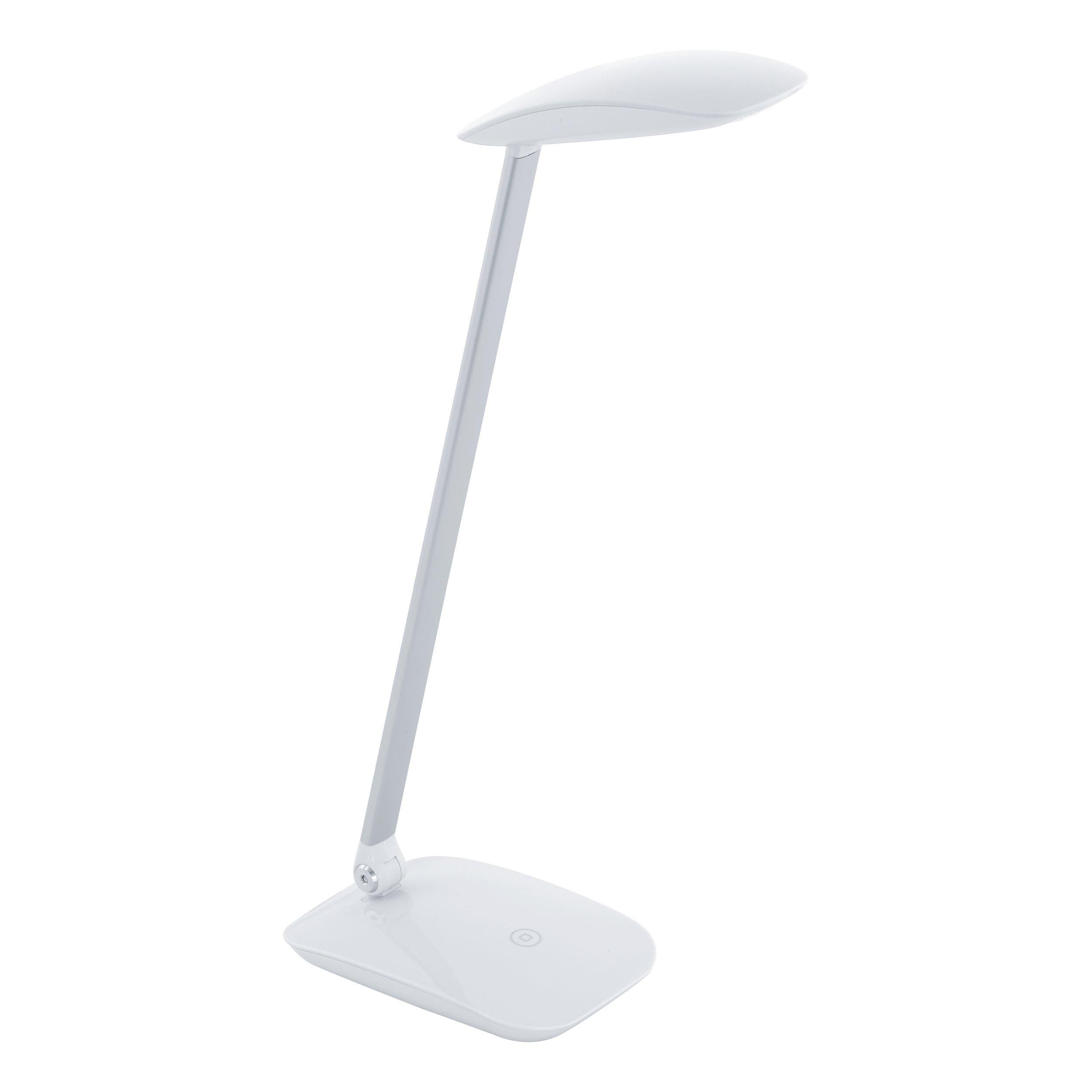 Lampe de bureau plastique blanc CAJERO LED INT 4,8W