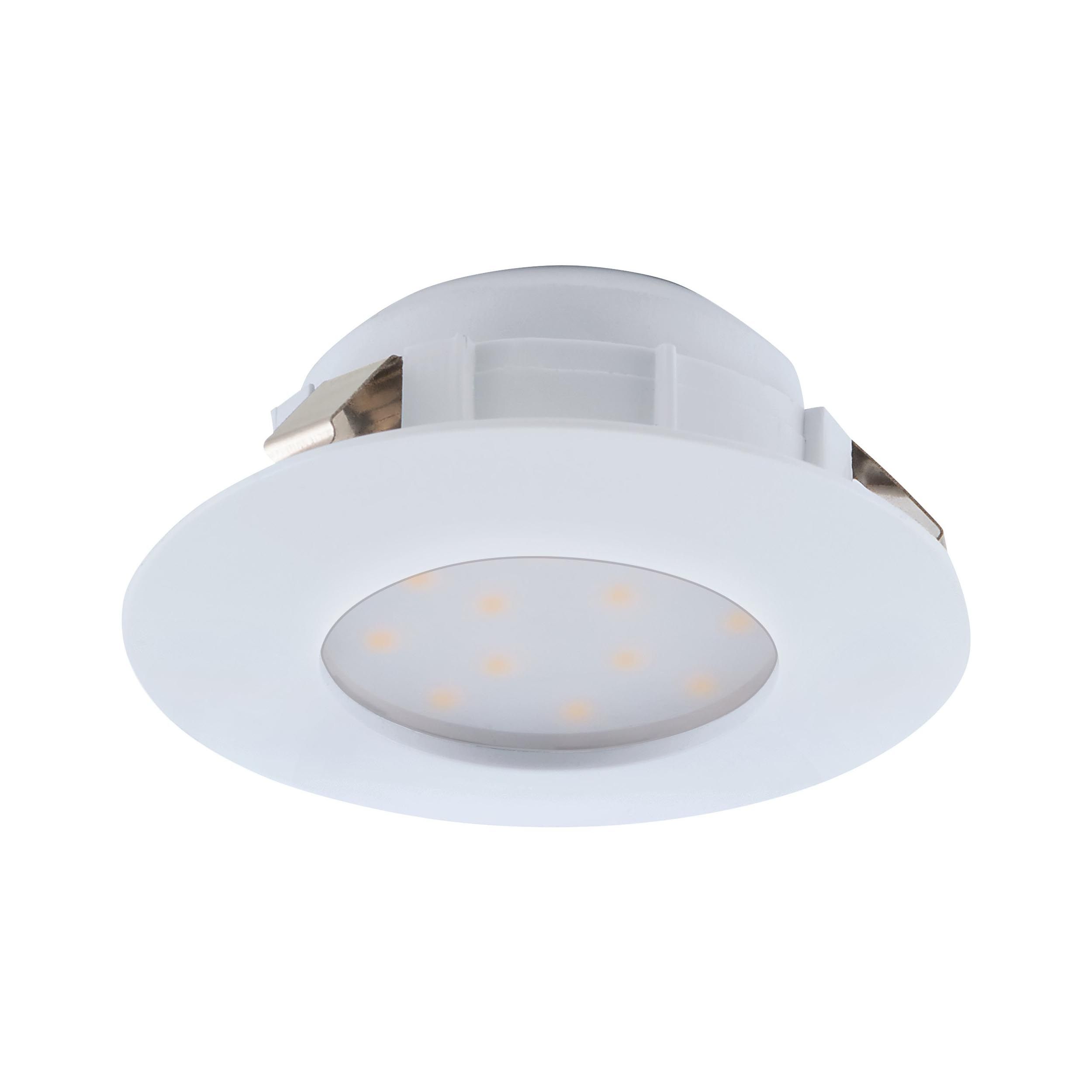 Spot à encastrer métal blanc PINEDA LED INT 1X4,9W