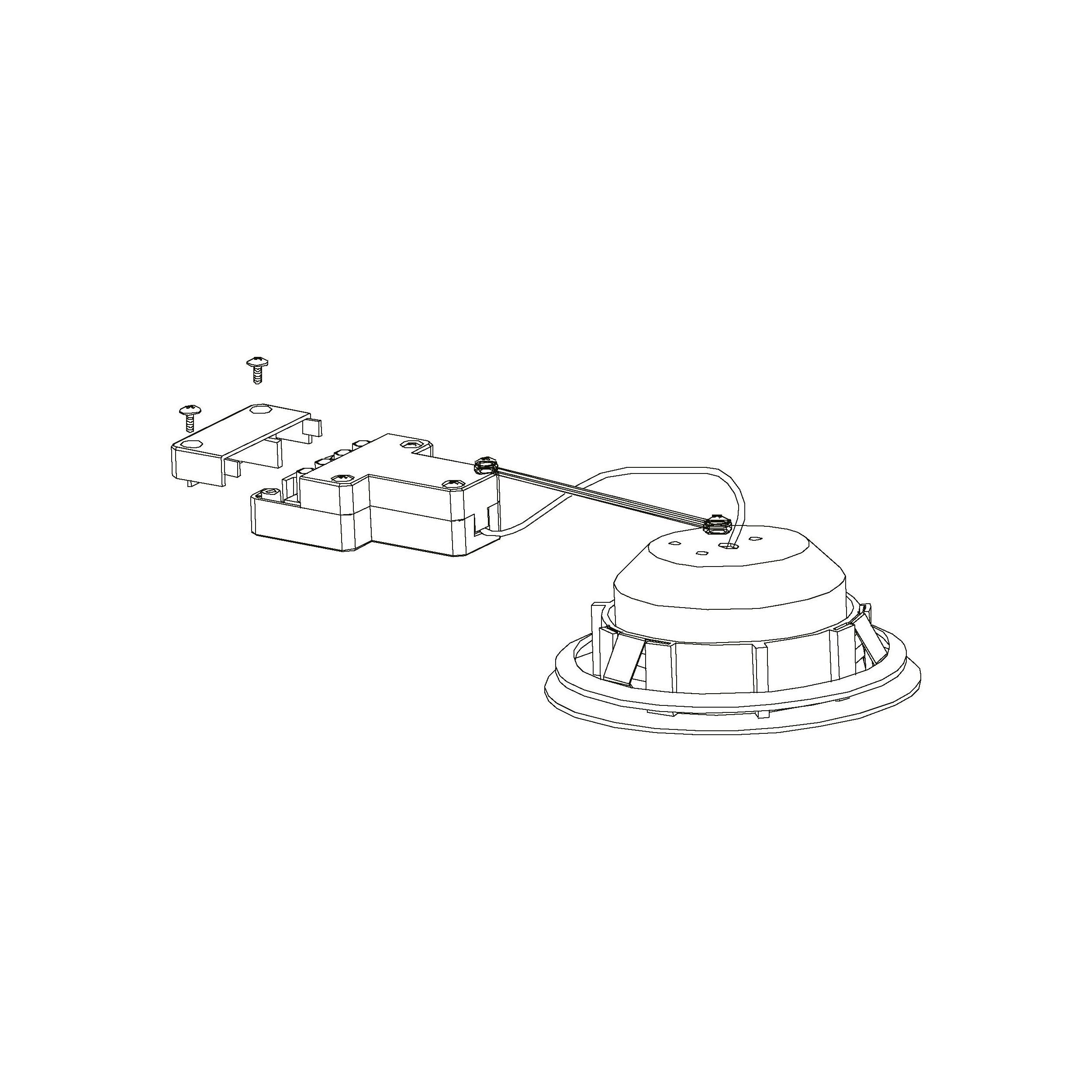 Spot à encastrer métal blanc PINEDA LED INT 1X4,9W