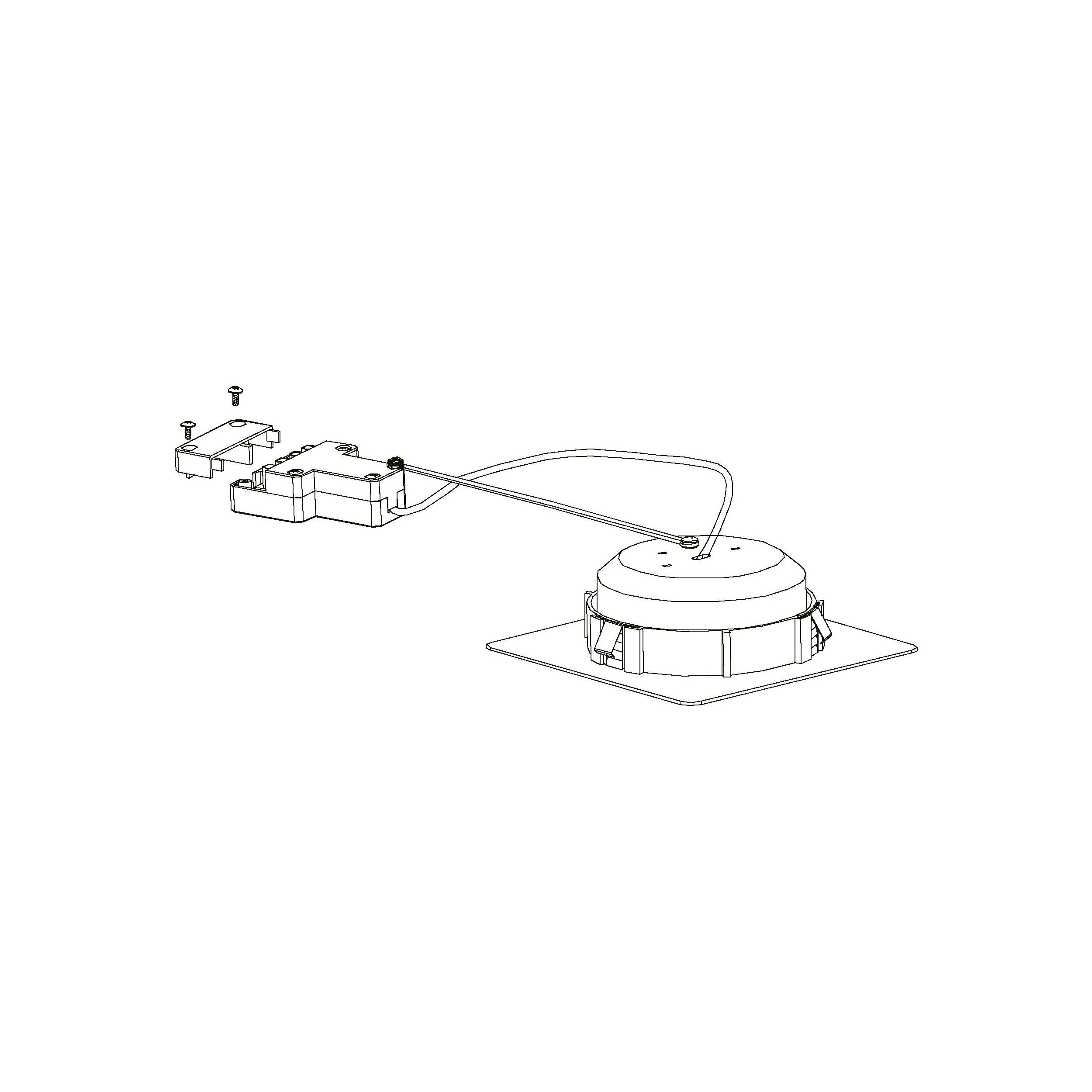 Spot à encastrer métal nickel PINEDA LED INT 1X4,9W