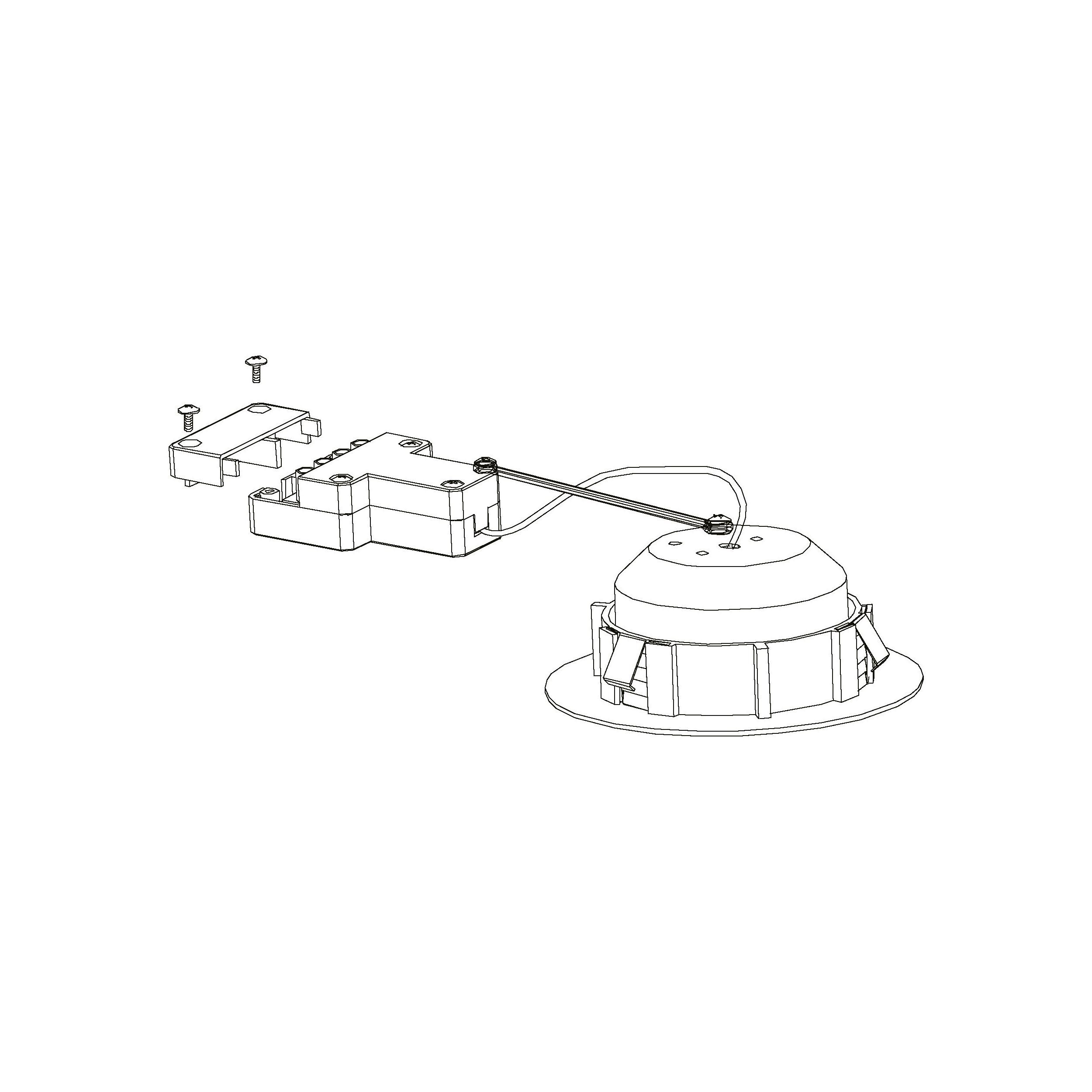 Spot à encastrer métal blanc PINEDA LED INT 3X4,9W