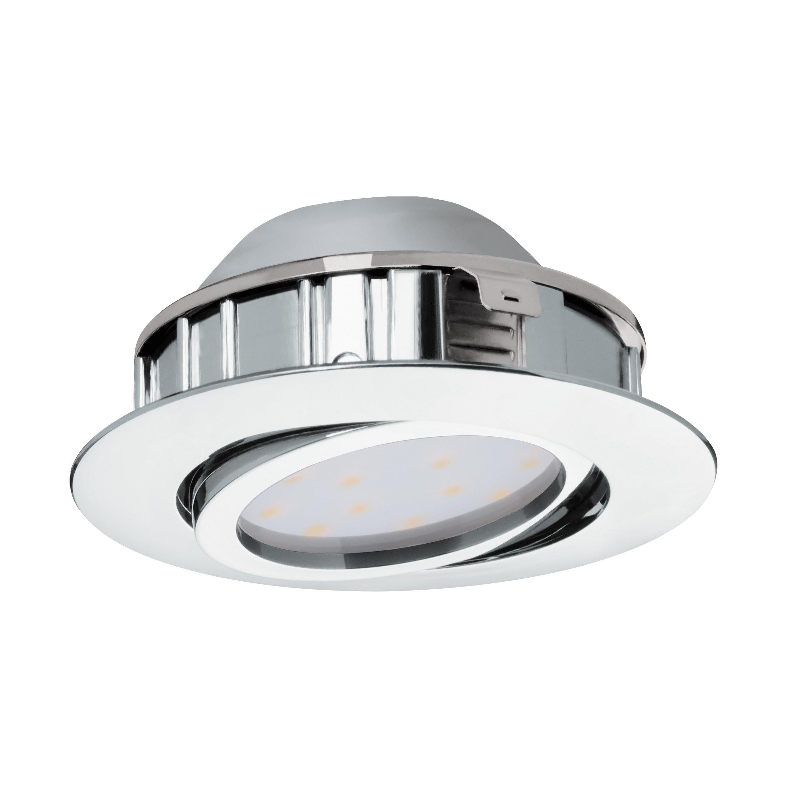 Spot à encastrer métal argenté PINEDA LED INT 3X4,9W