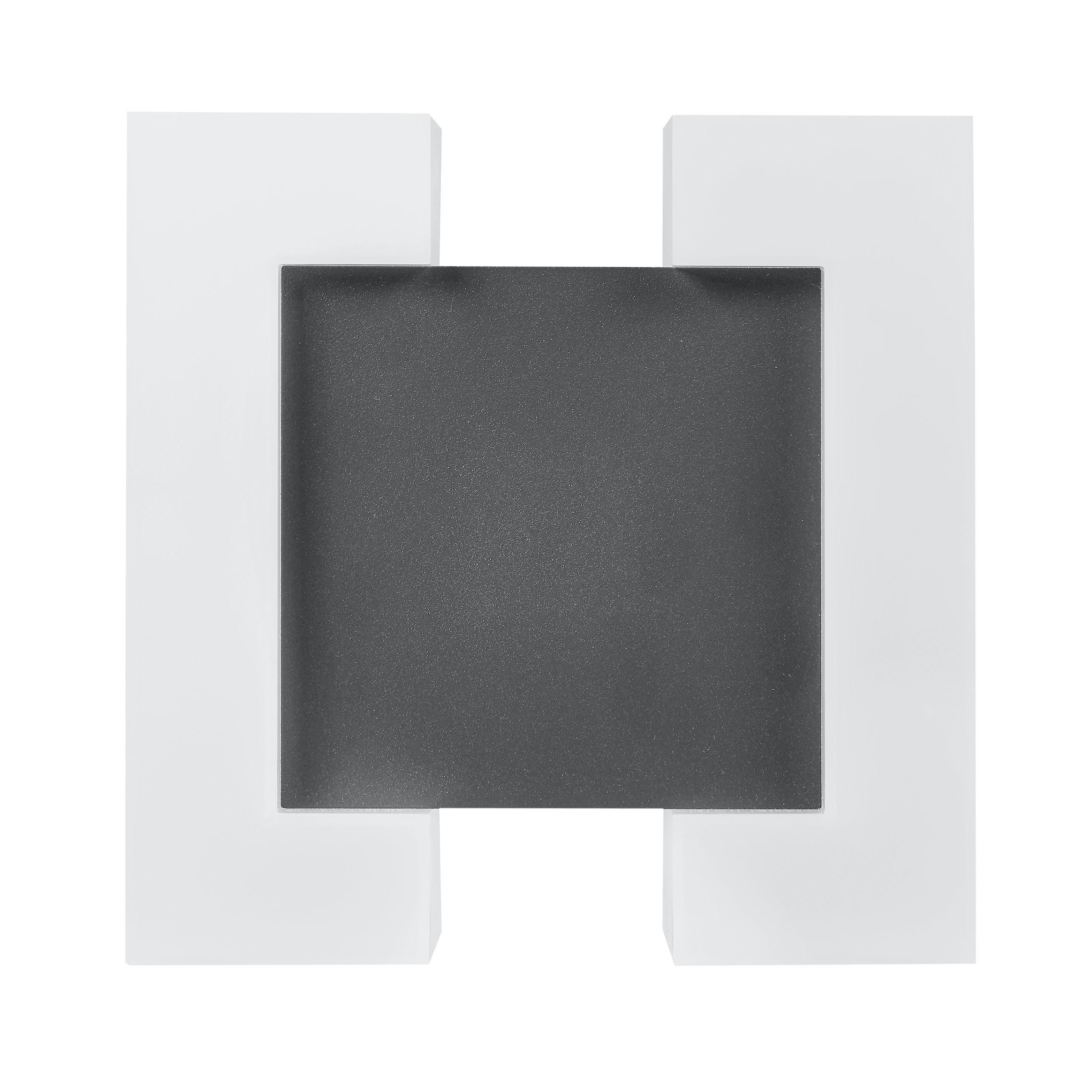 Applique extérieure métal anthracite SITIA LED INT 2X4,8W