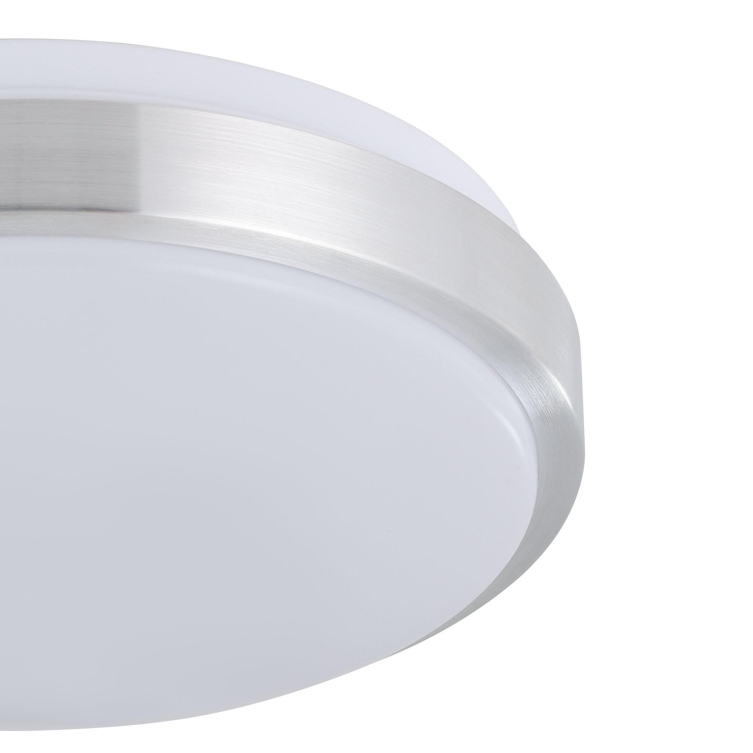 Plafonnier plastique blanc COMPETA 1 LED INT 1X15,6W