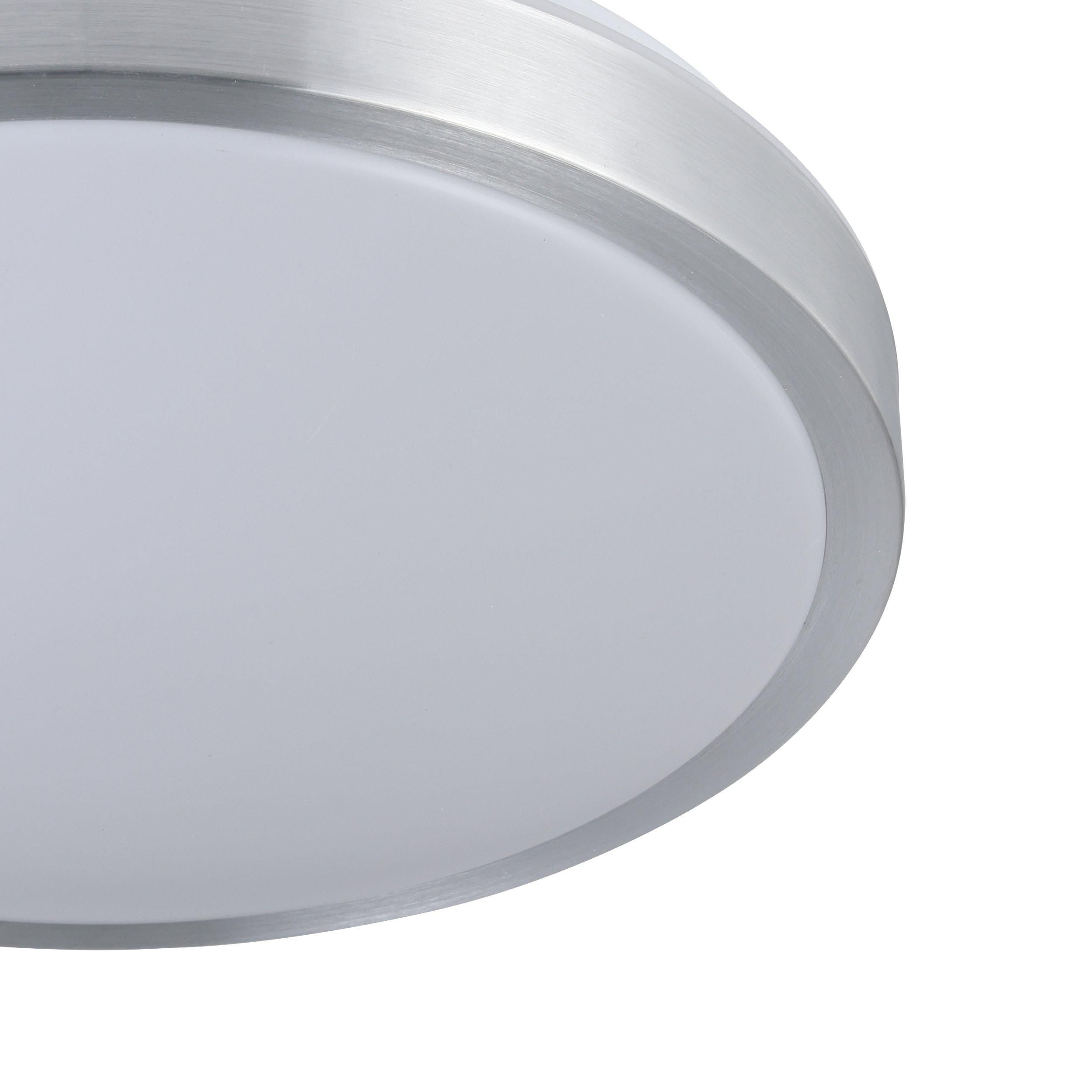 Plafonnier plastique blanc COMPETA 1 LED INT 1X18W