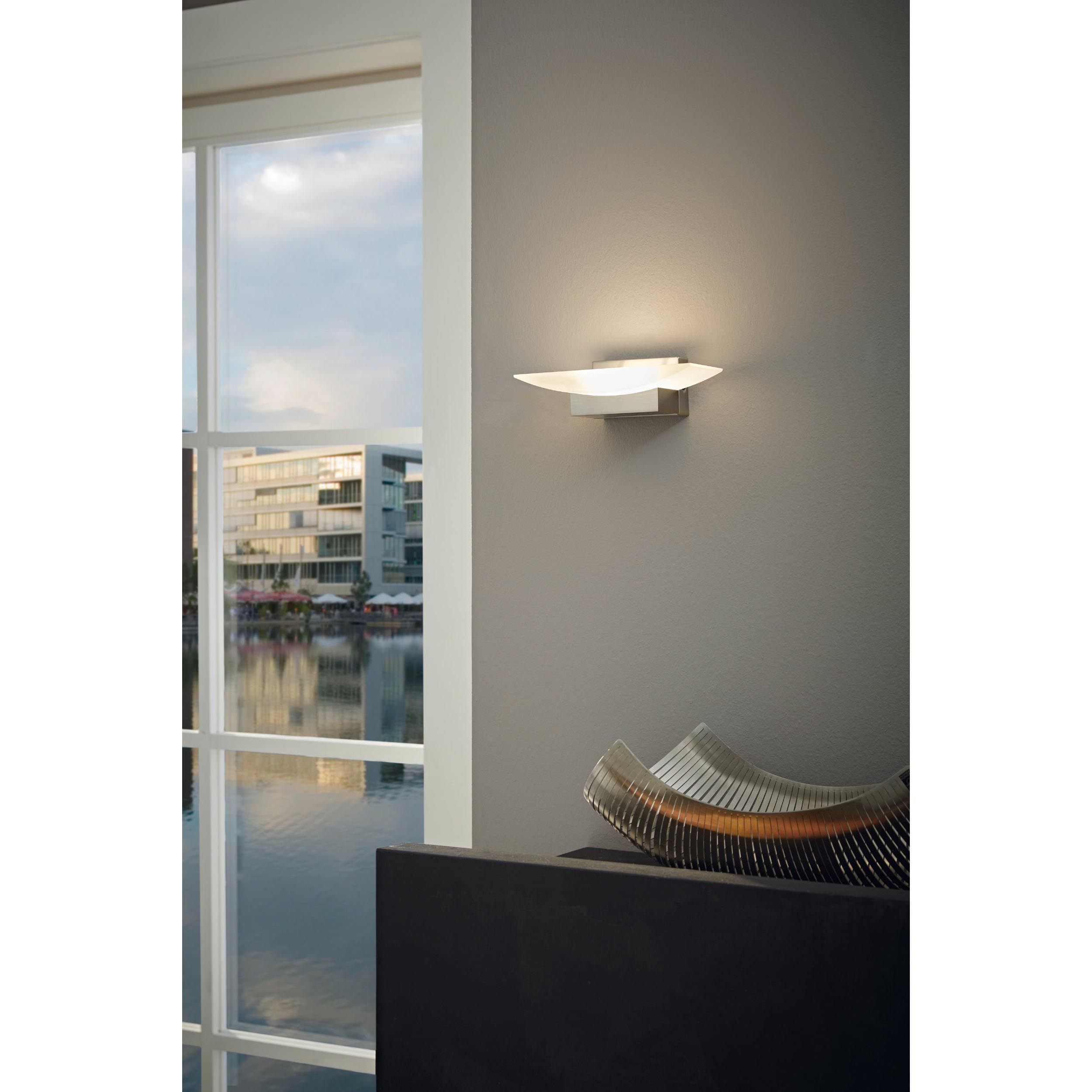 Applique murale métal blanc METRASS LED INT 1X5,6W