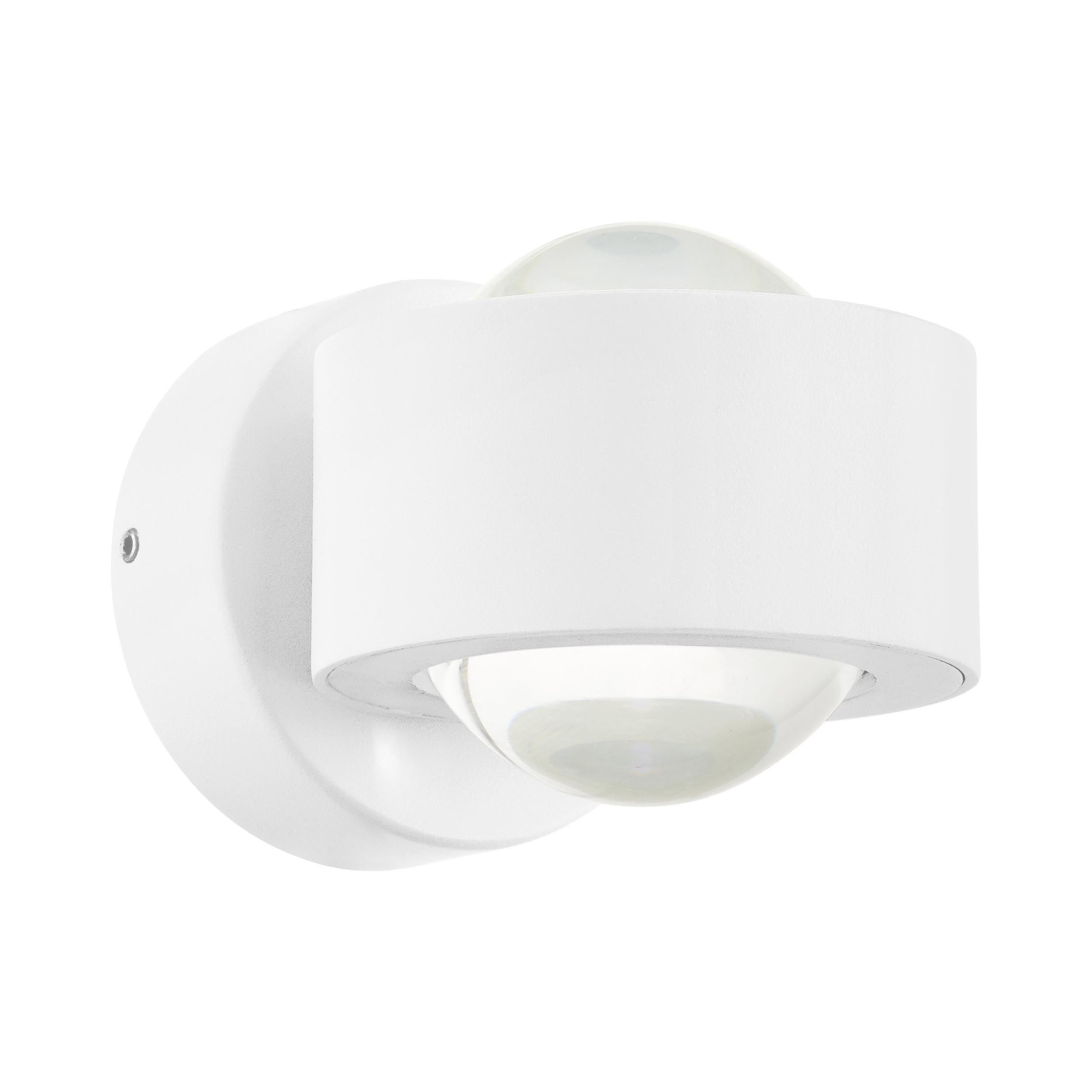 Applique murale métal blanc ONO 2 LED INT 2X2,5W