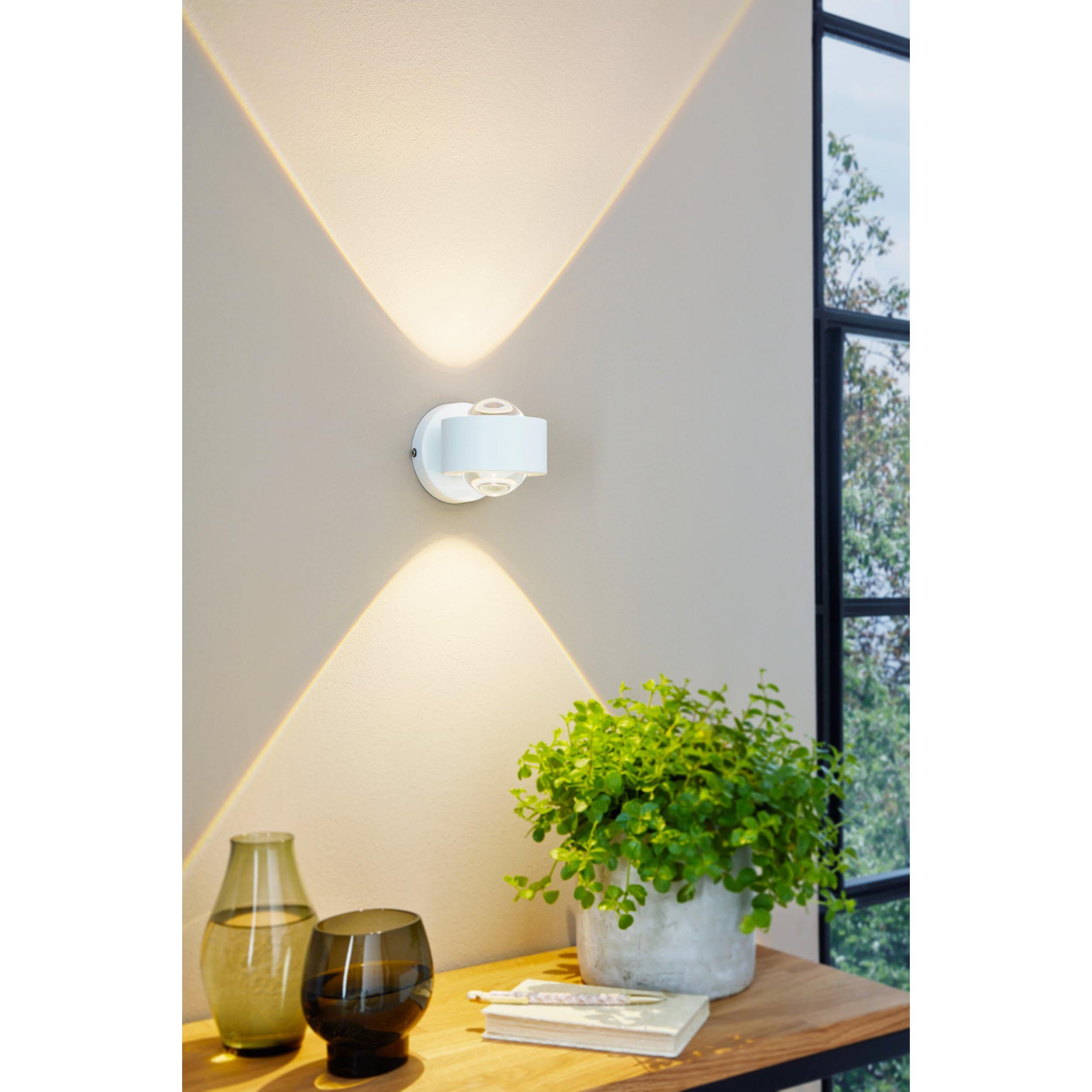 Applique murale métal blanc ONO 2 LED INT 2X2,5W