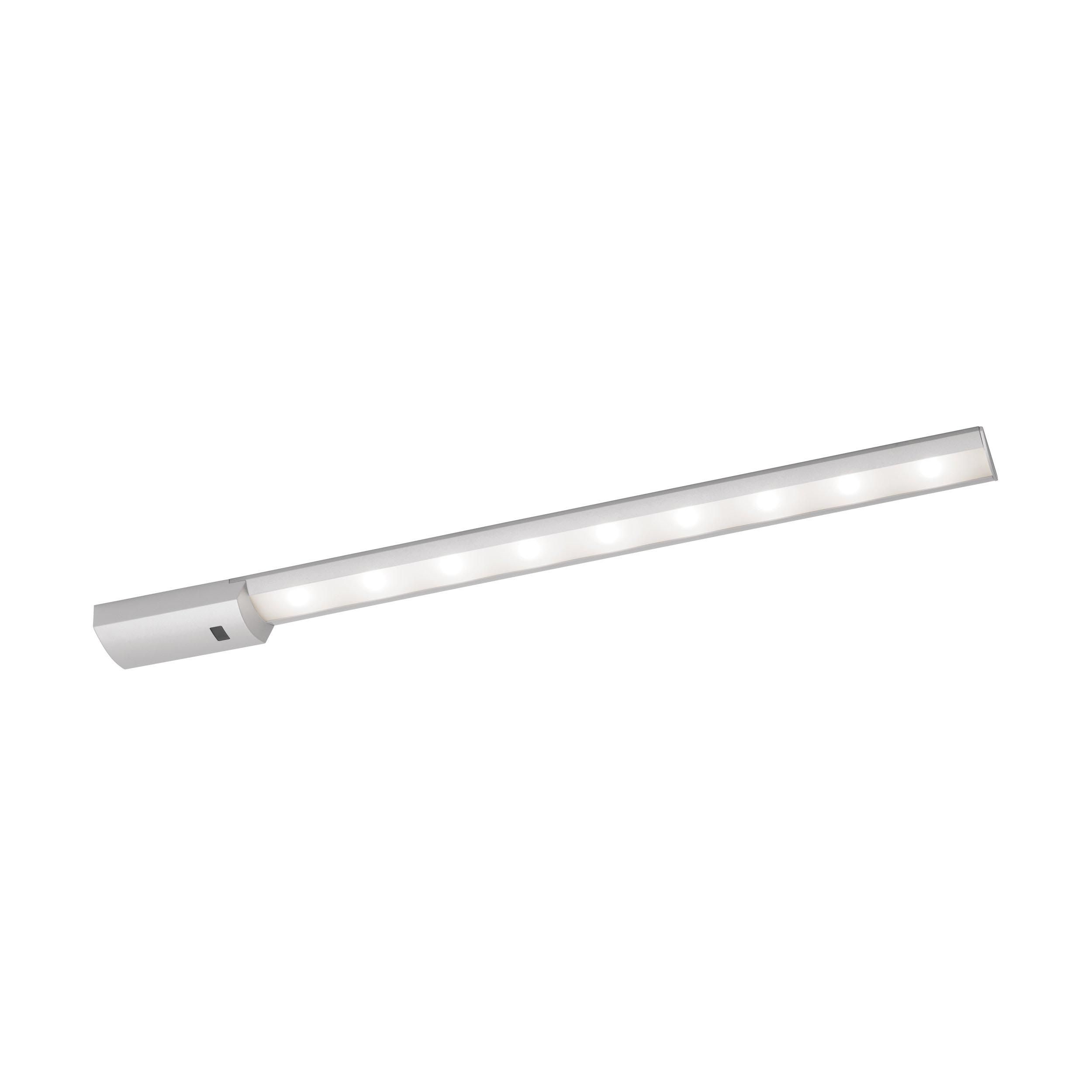 Plafonnier métal argenté TEYA LED INT 1X10W