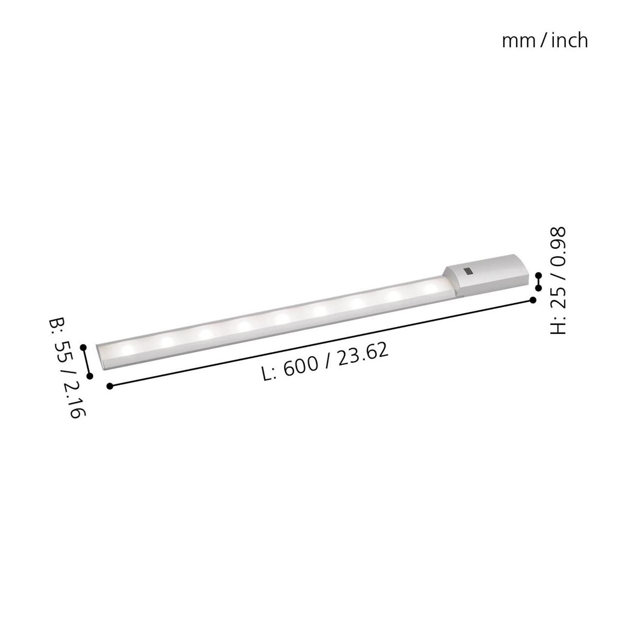 Plafonnier métal argenté TEYA LED INT 1X10W