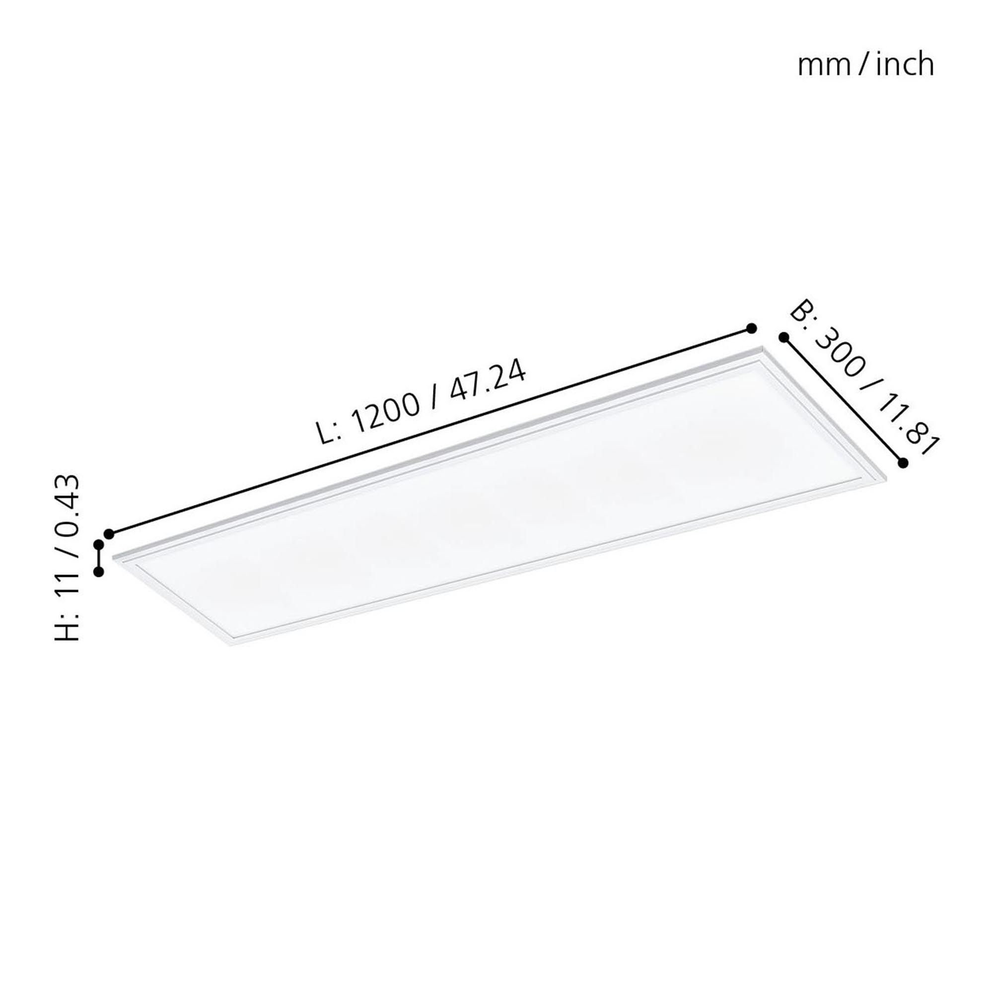 Plafonnier métal blanc SALOBRENA 1 LED INT 1X33W