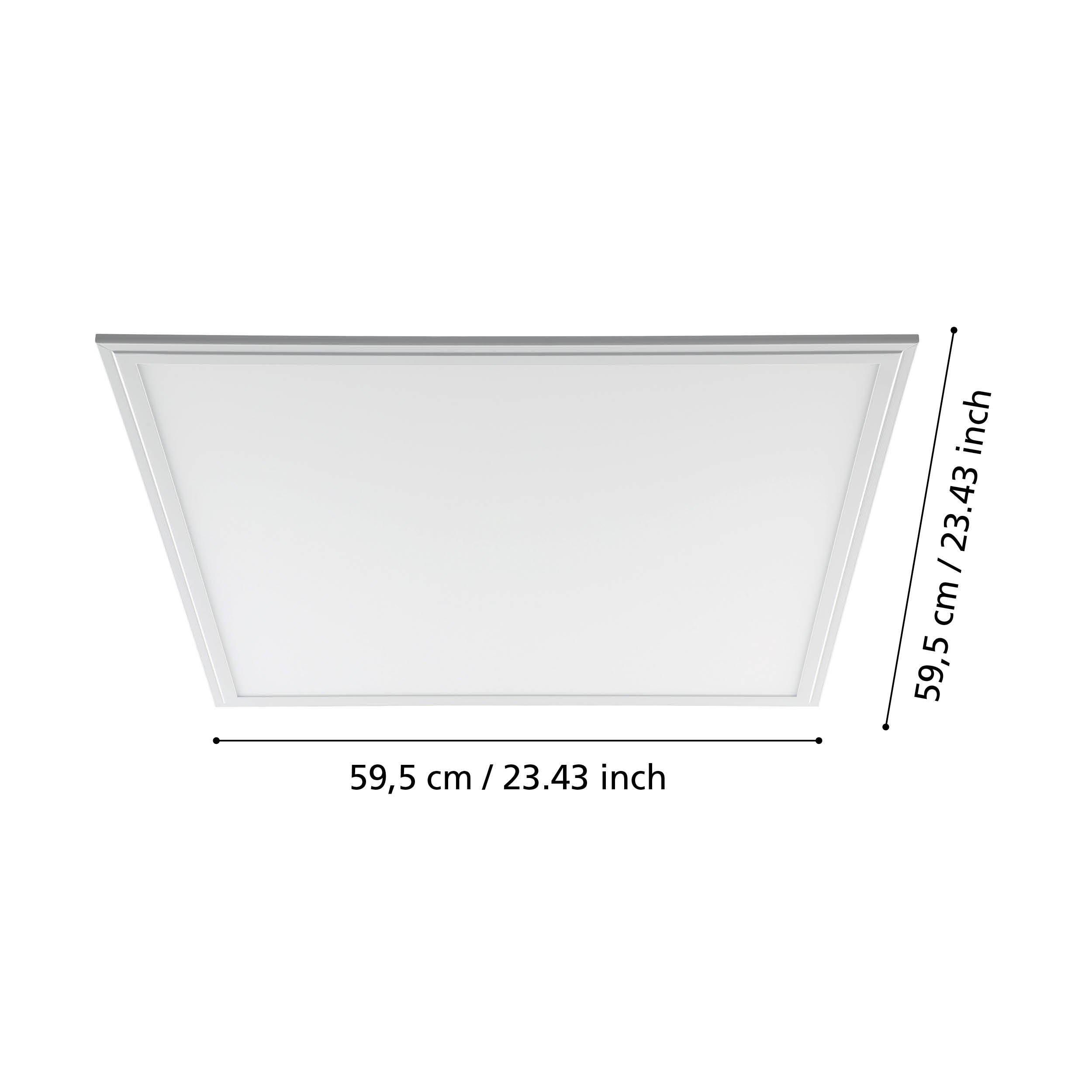 Plafonnier plastique blanc SALOBRENA 1 33W LED INT 1X33W