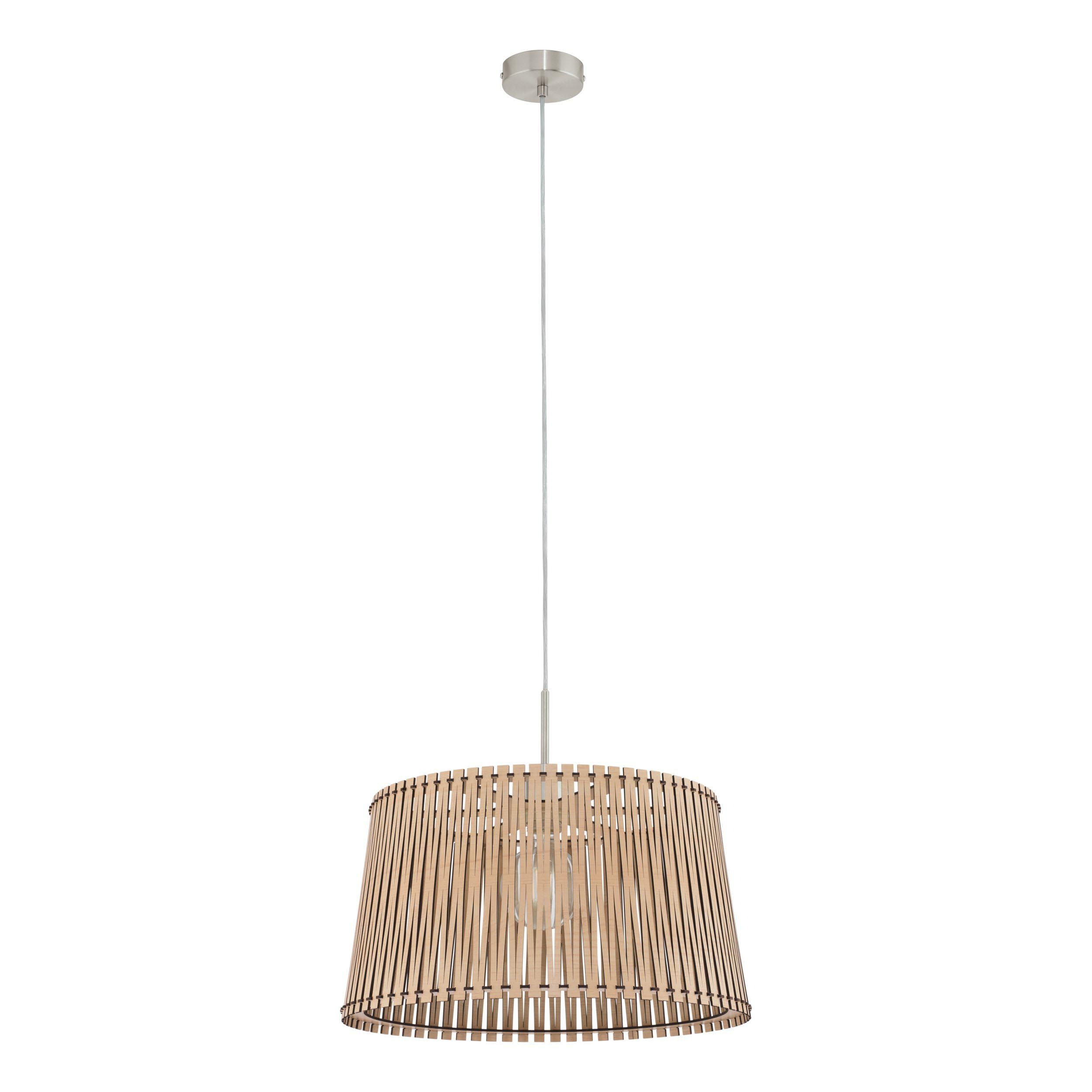 Suspension bois naturel SENDERO E27 1X60W