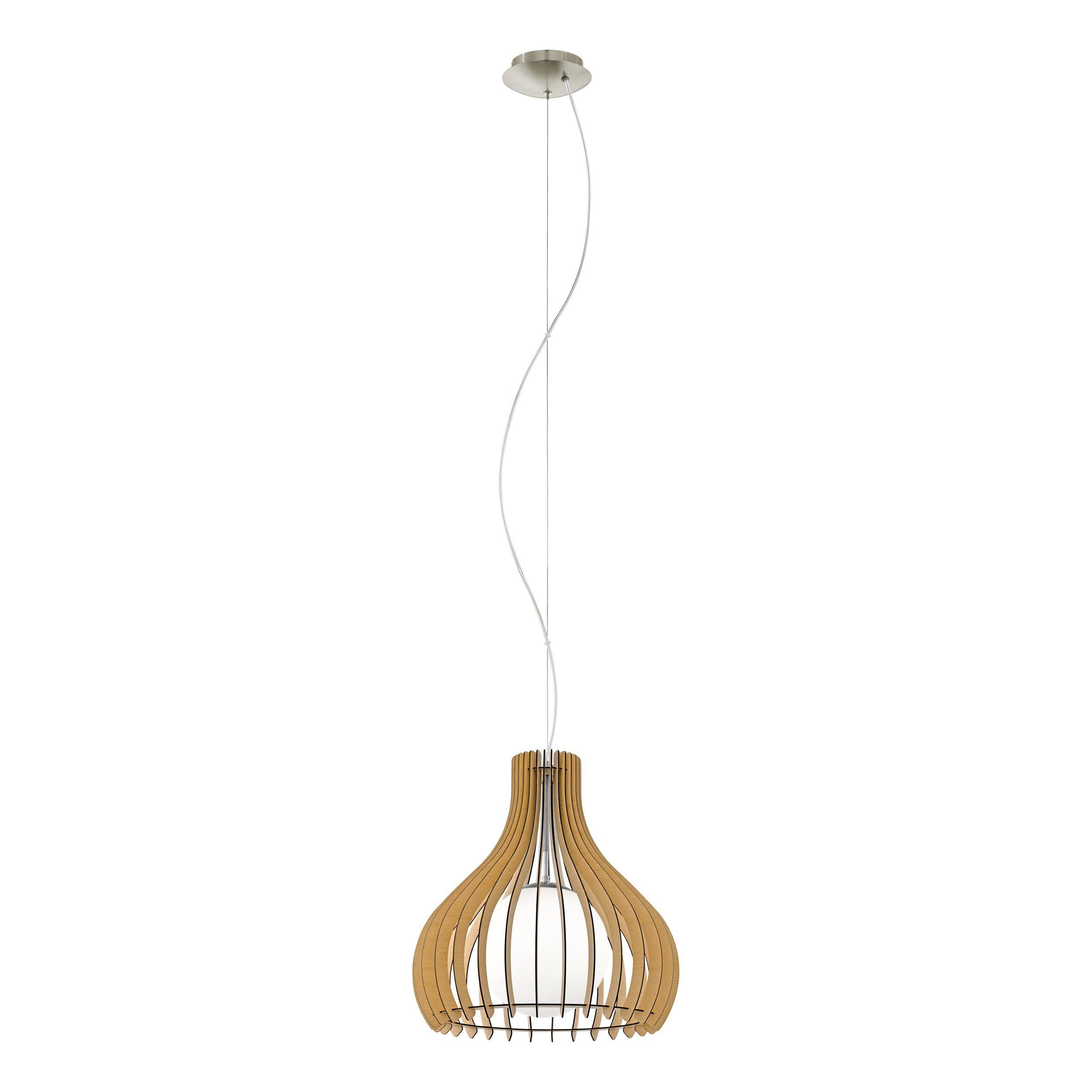 Suspension bois naturel H150 cm TINDORI E27 1X60W