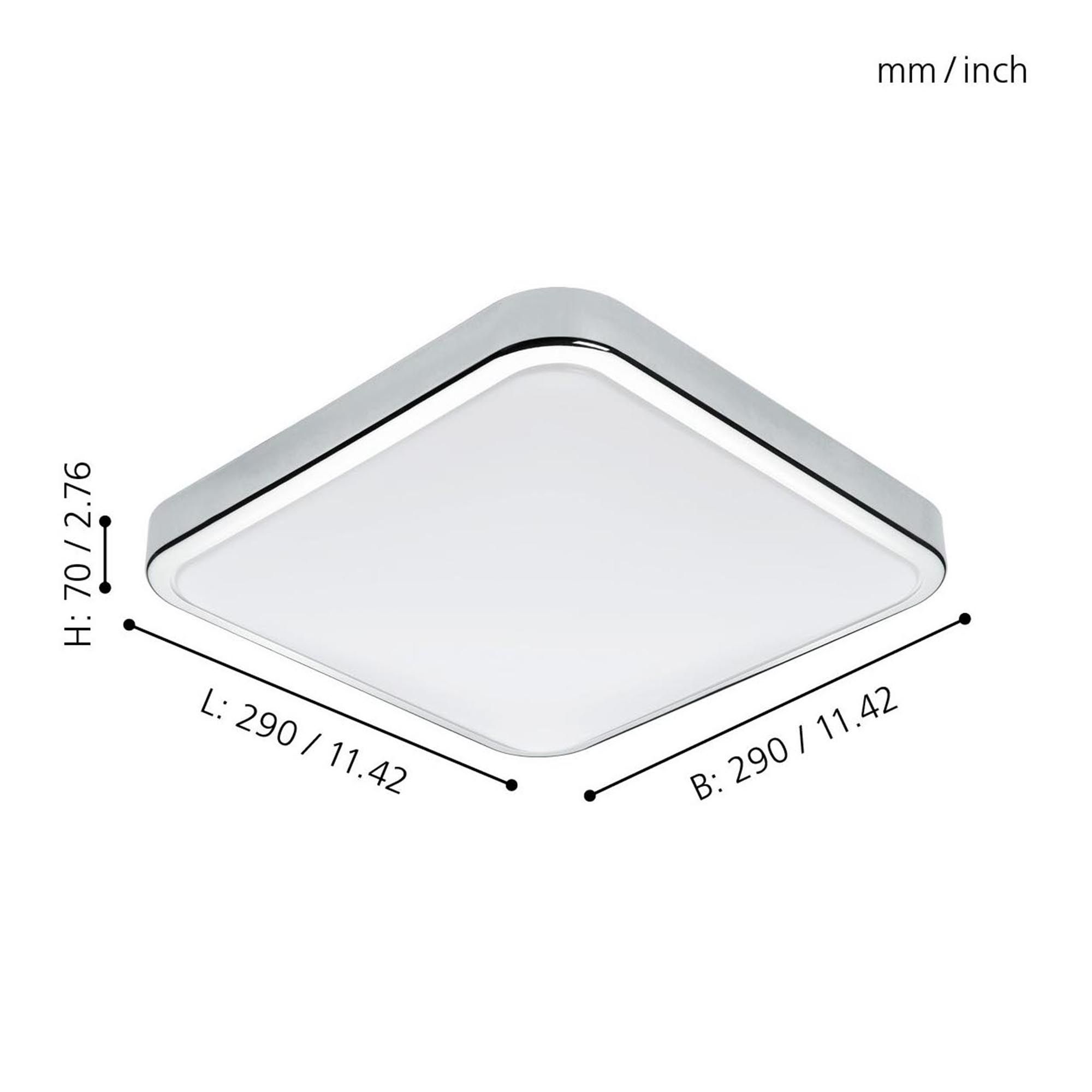 Applique en murale plastique blanc MANILVA 1 LED INT 5,4W