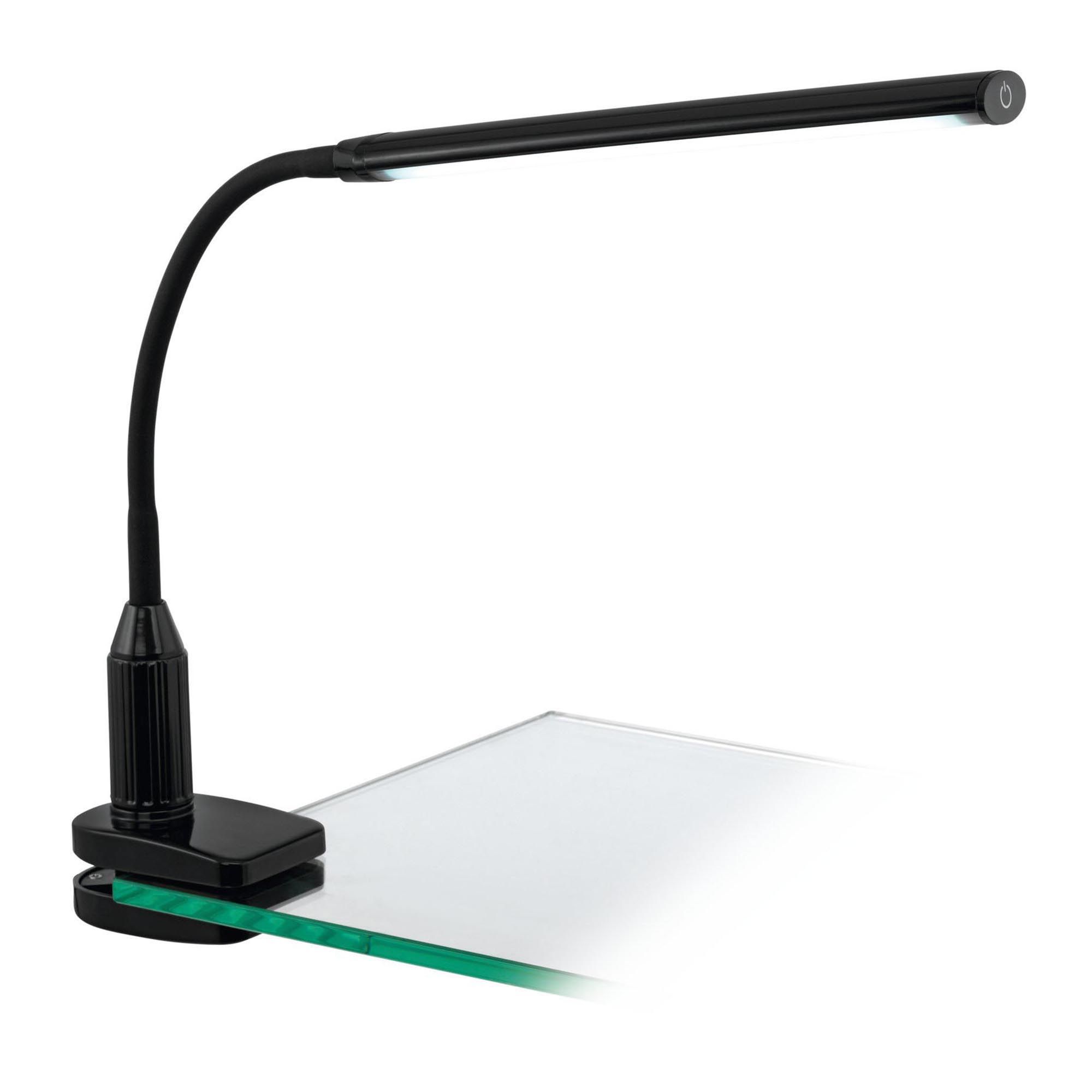 Lampe de bureau plastique noir LAROA LED INT 2X4,2W