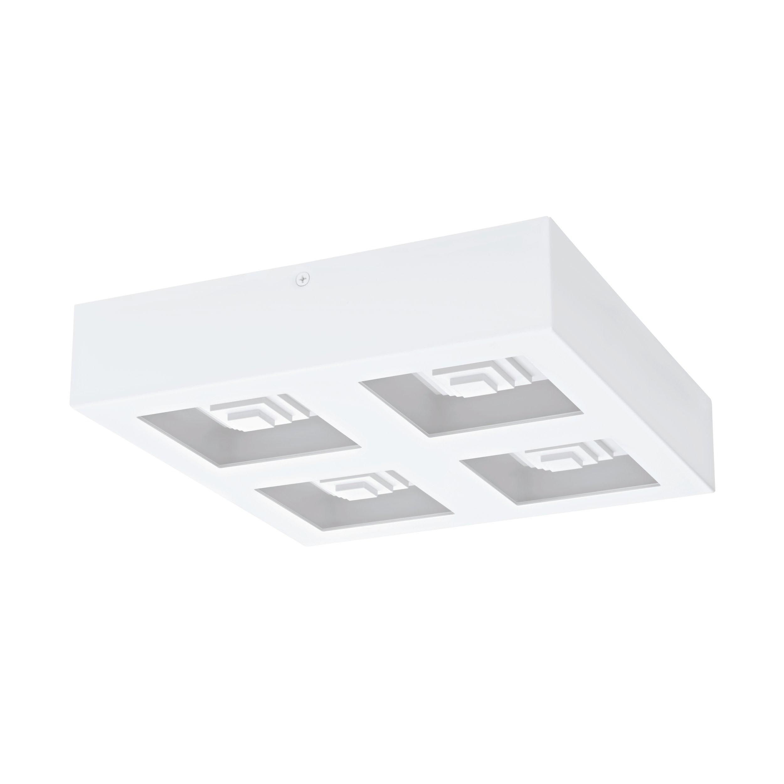 Plafonnier métal blanc FERREROS LED INT 4X6,3W