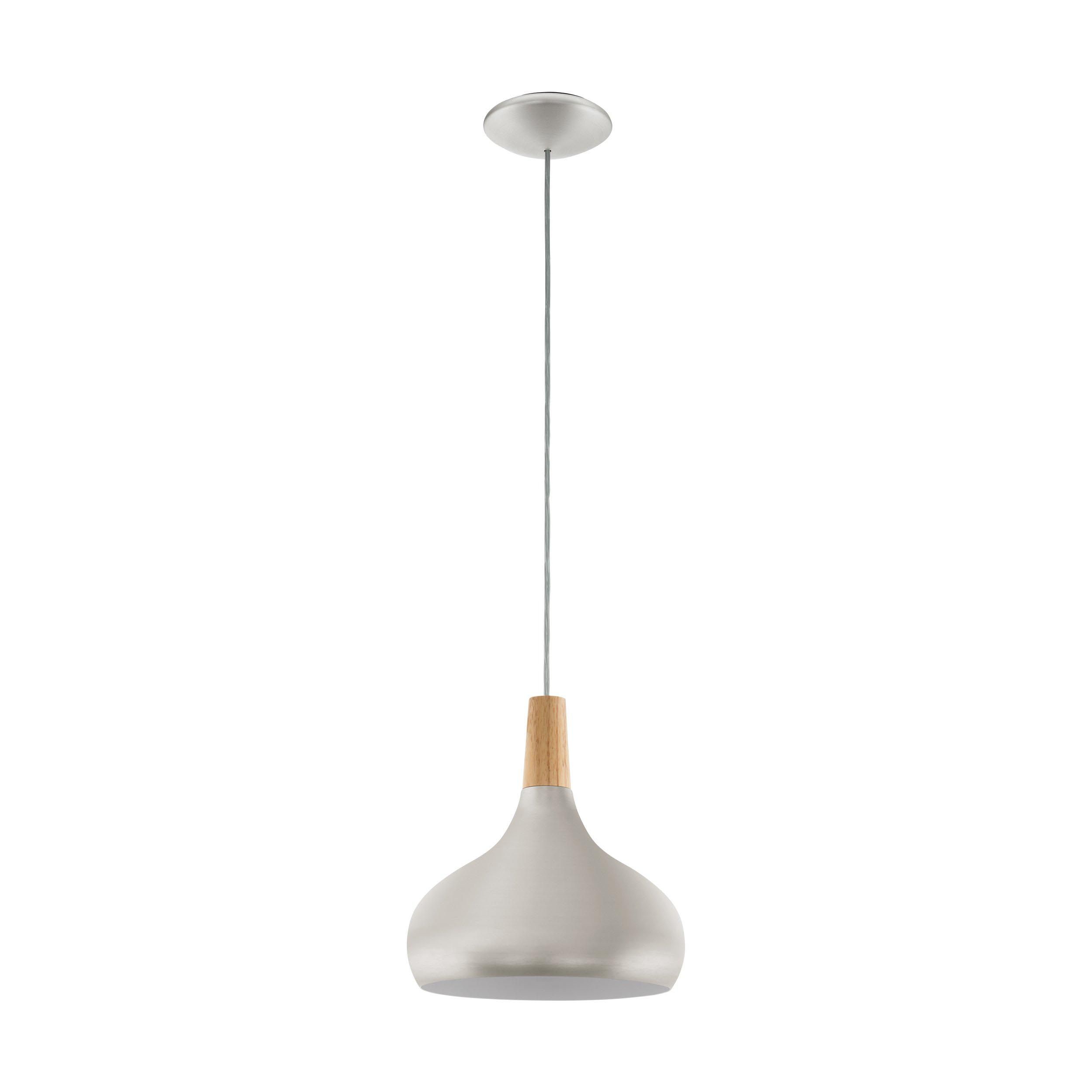 Suspension métal argenté SABINAR D18CM E27 1X60W