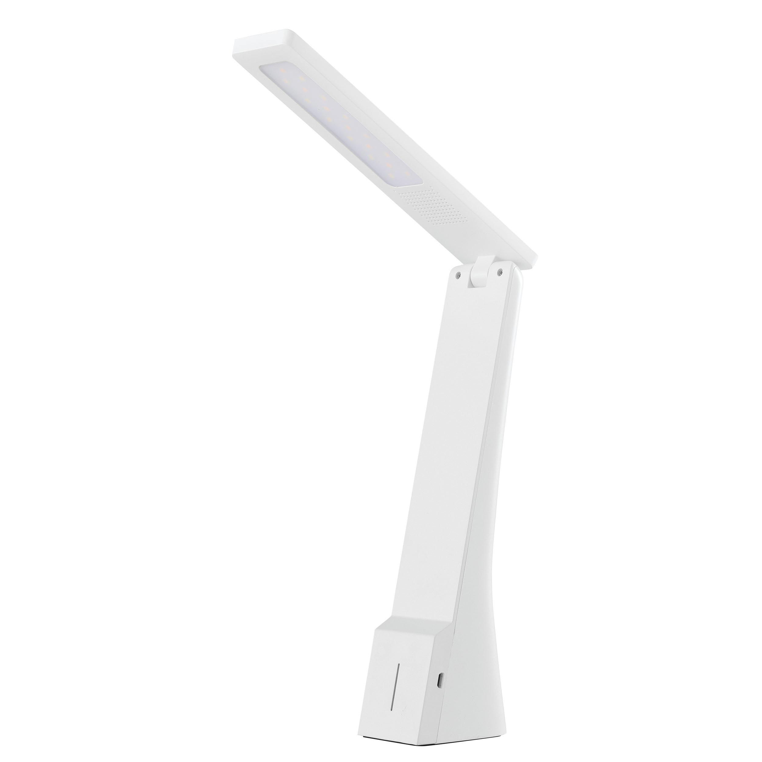 Lampe de bureau plastique blanc LA SECA LED INT 1X1,8W