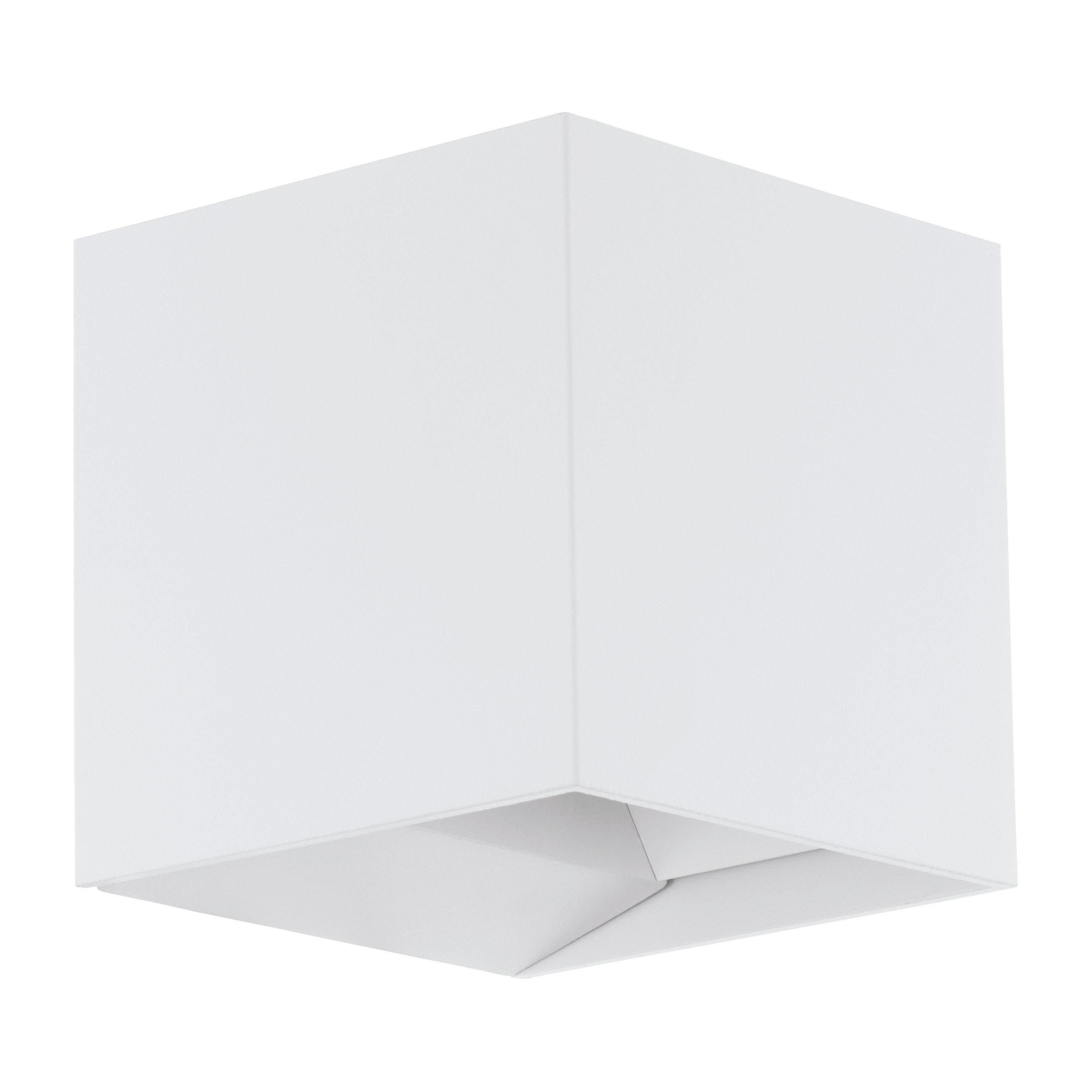 Applique extérieure métal blanc CALPINO LED INT 2X3,3W