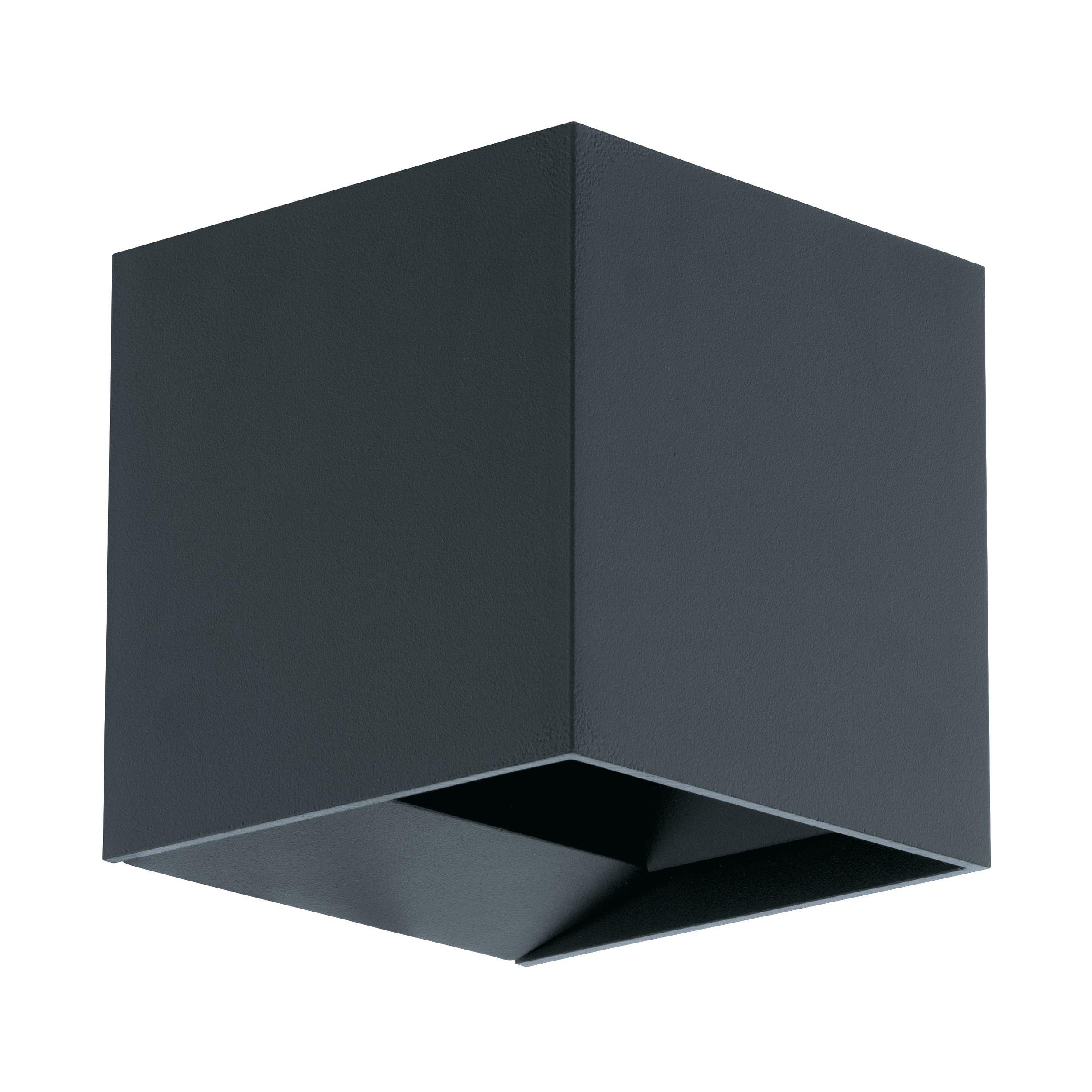 Applique extérieure métal anthracite CALPINO LED INT 2X3,3W