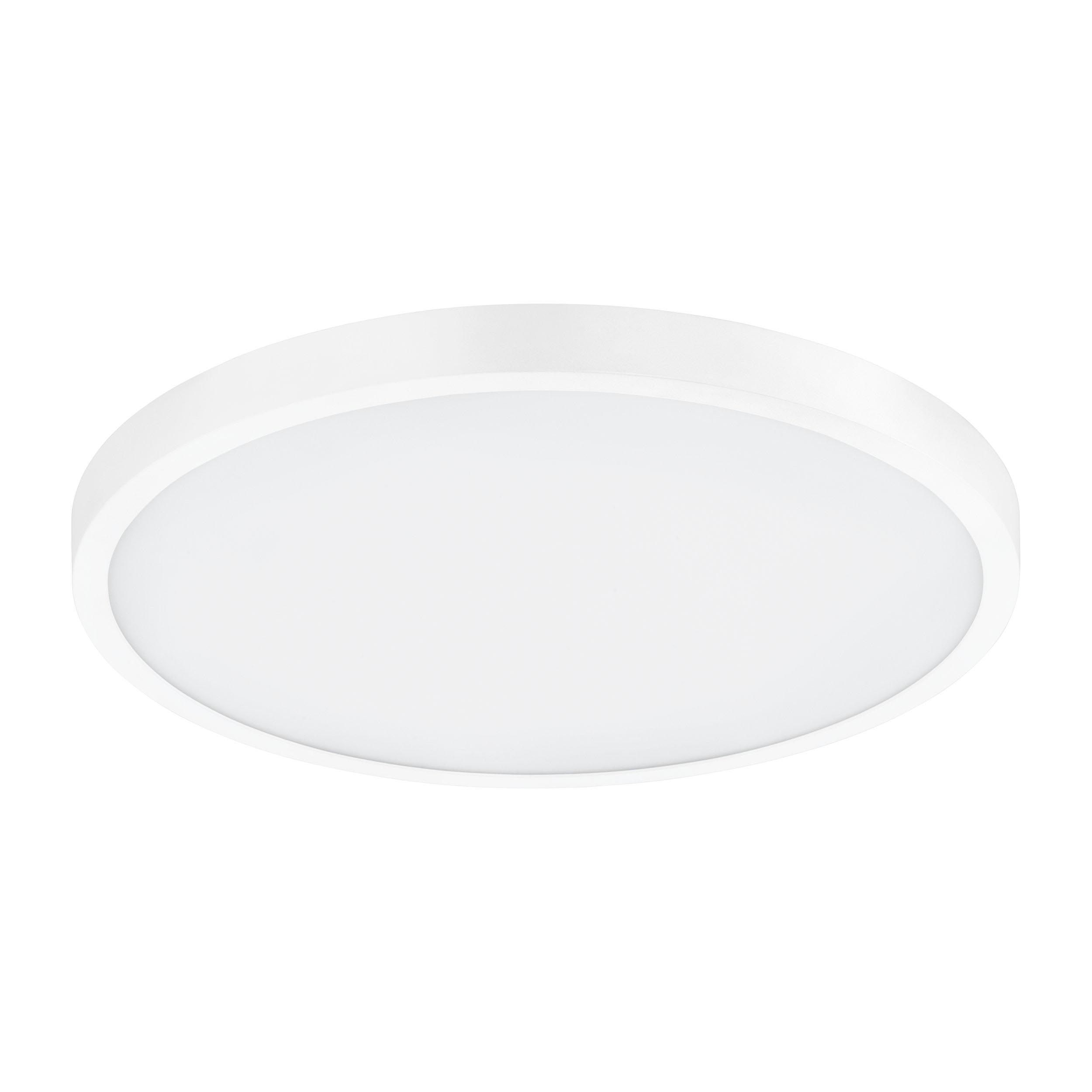 Plafonnier plastique blanc FUEVA 1 D40CM LED INT 1X22,3W