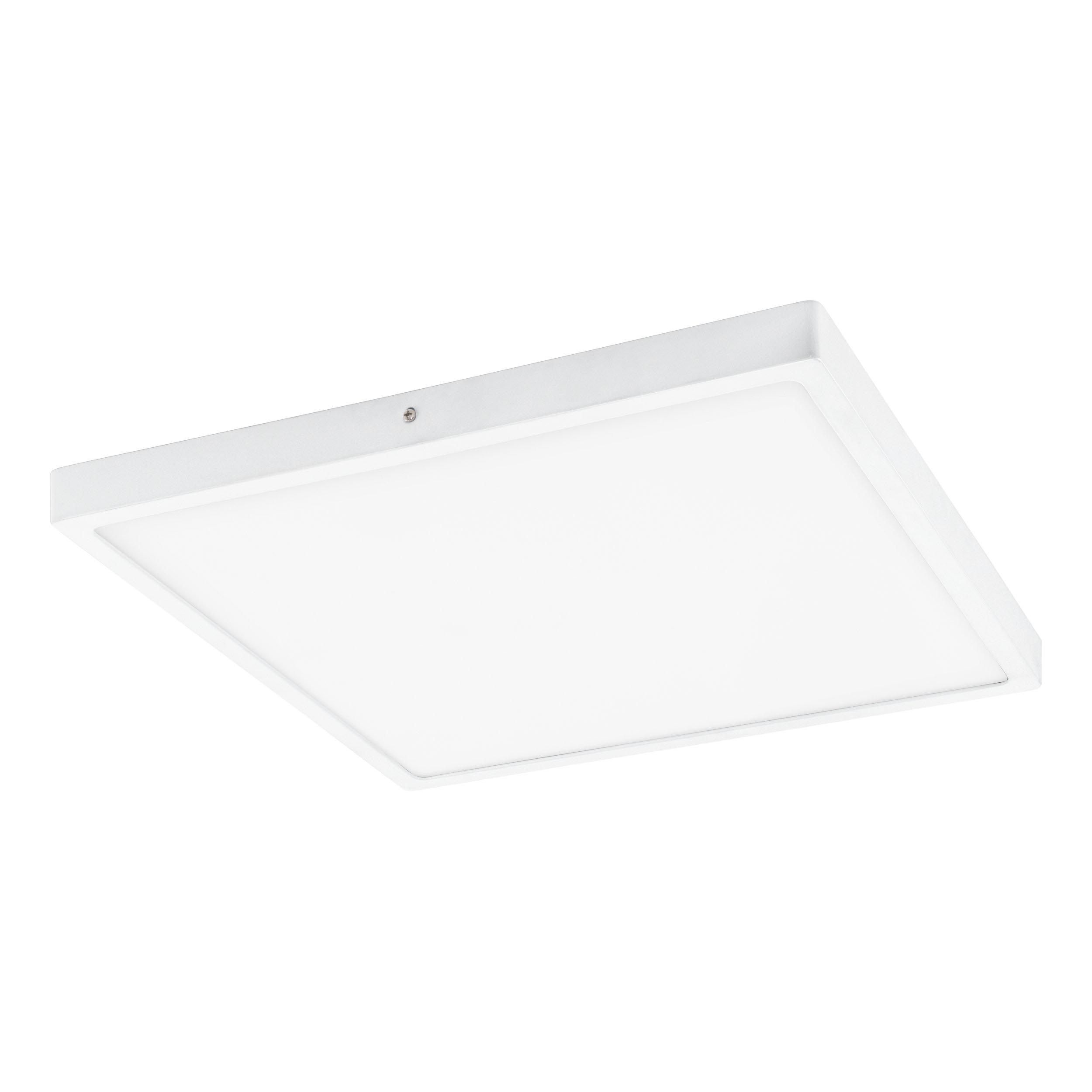 Plafonnier plastique blanc FUEVA 1 Carré 40X40CM LED INT 1X22W