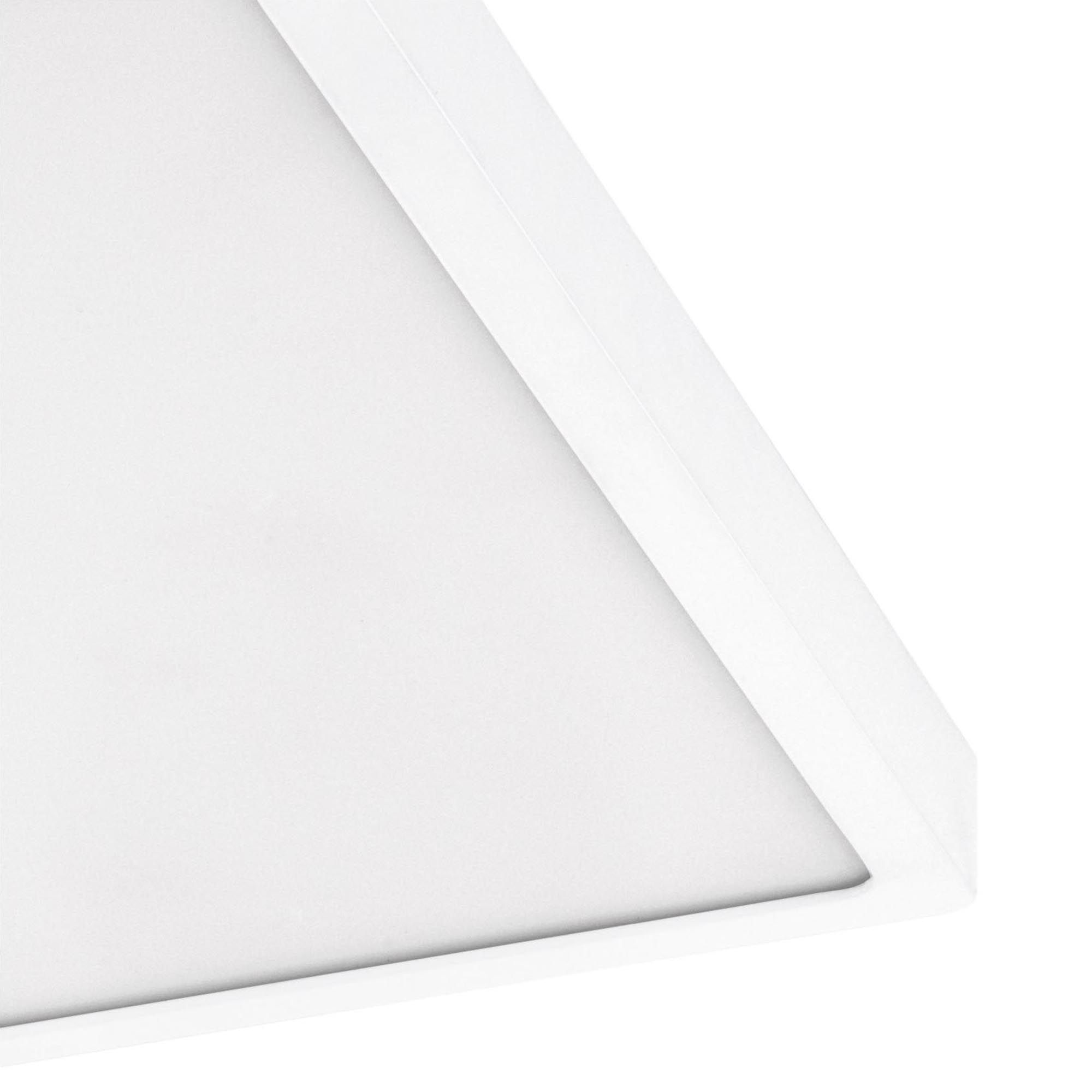 Plafonnier plastique blanc FUEVA 1 Carré 40X40CM LED INT 1X22W