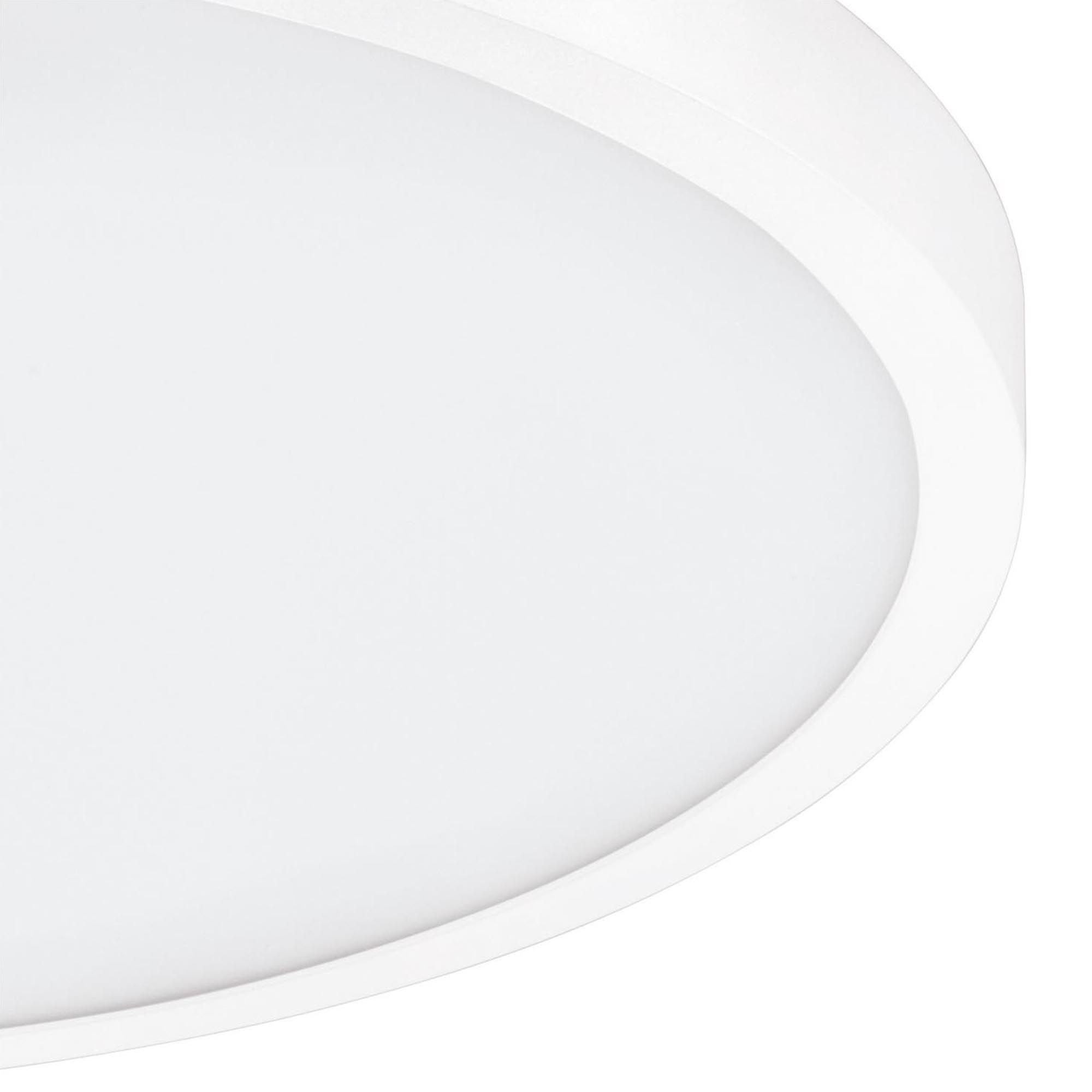 Plafonnier plastique blanc FUEVA 1 Rond D40CM LED INT 1X22,3W