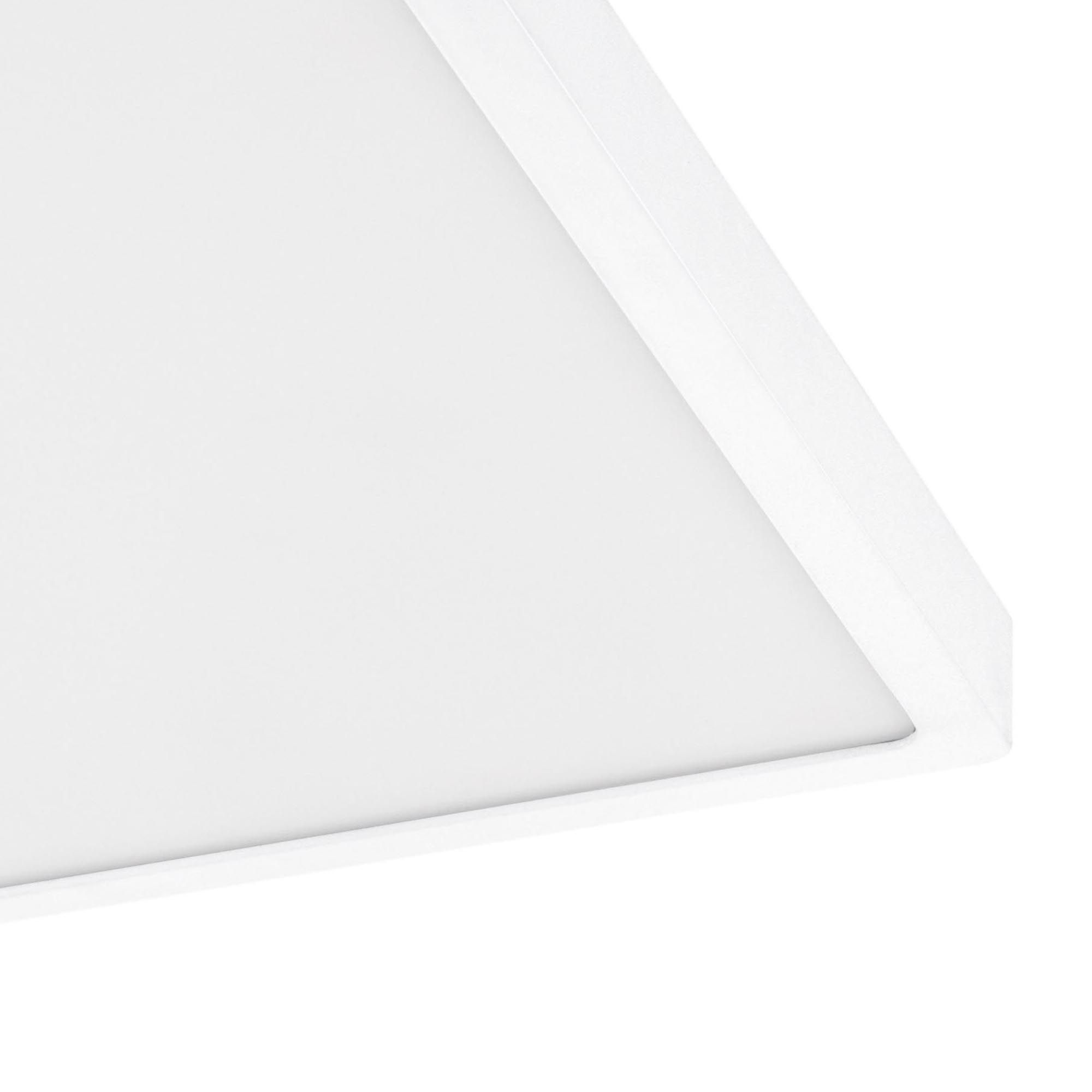 Plafonnier plastique blanc FUEVA 1 40X40CM LED INT 1X22W